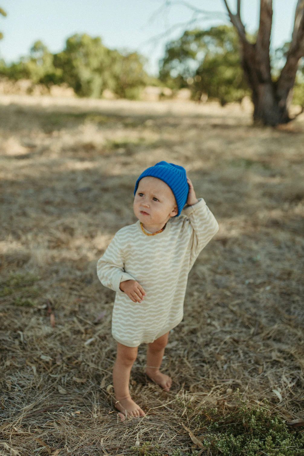 Grown Organic Knit Romper - River - Image 4