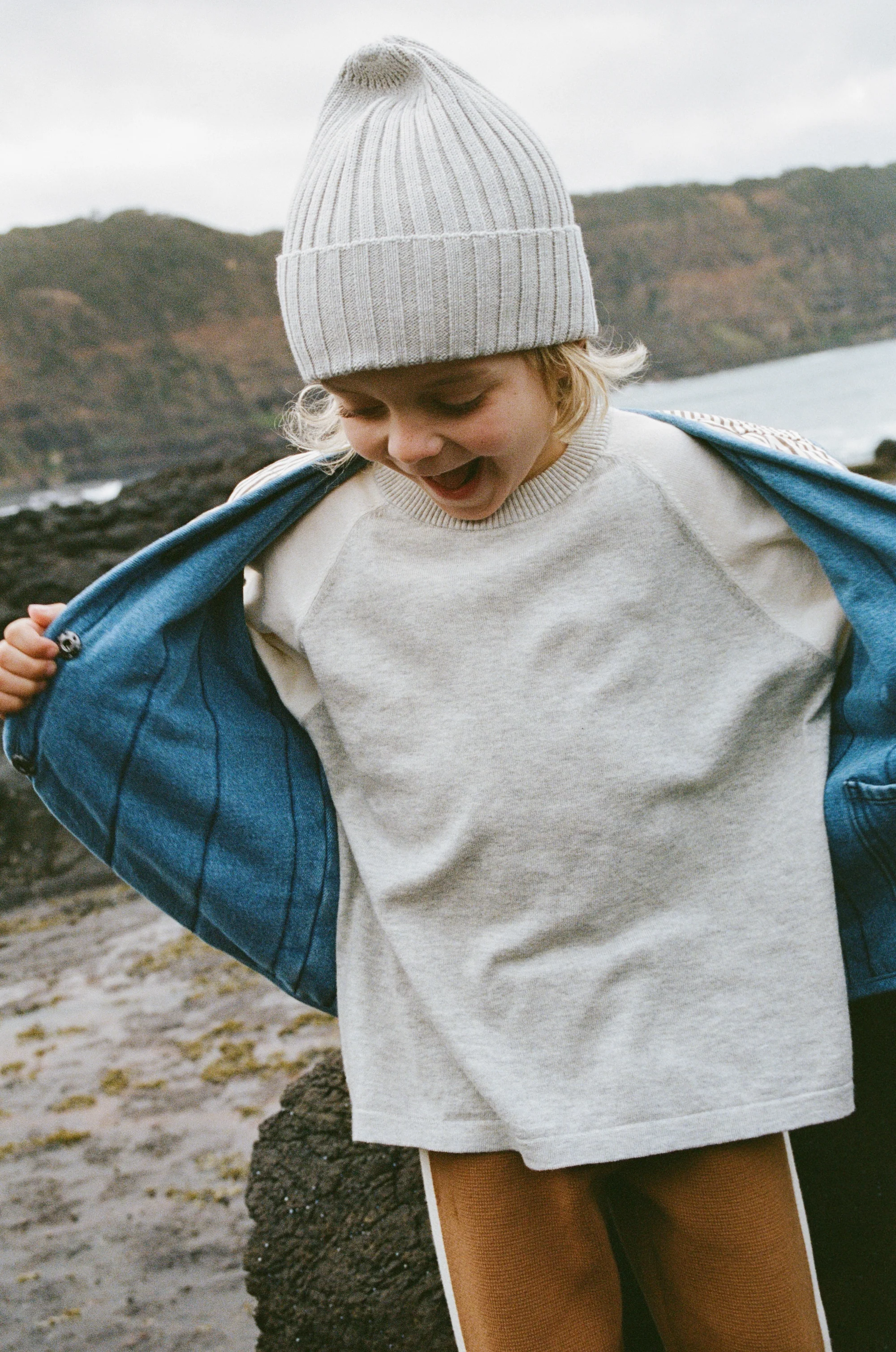 Raglan Long Sleeve Tee - Grey Marle - Image 4