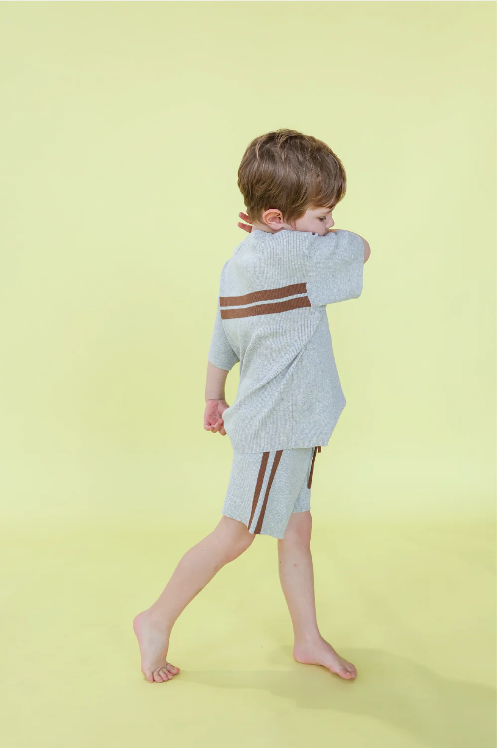 Striped Ribbed Shorts - Image 3