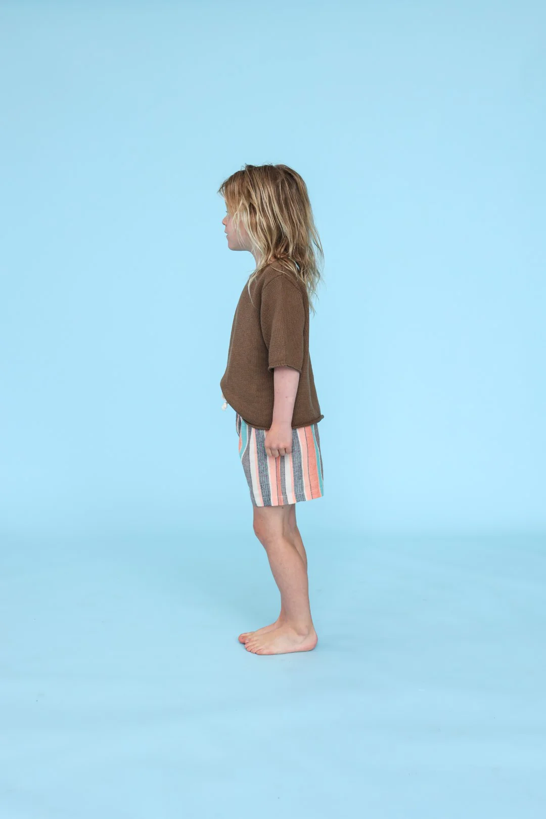 Grown Summer Stripe Cotton Short - Image 2