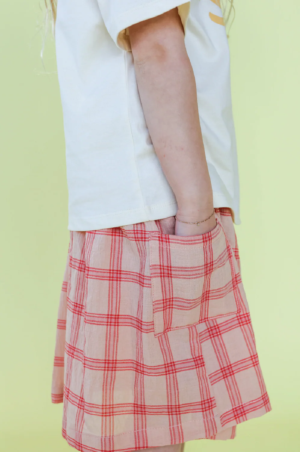 Woven Stripe Skirt - Image 6