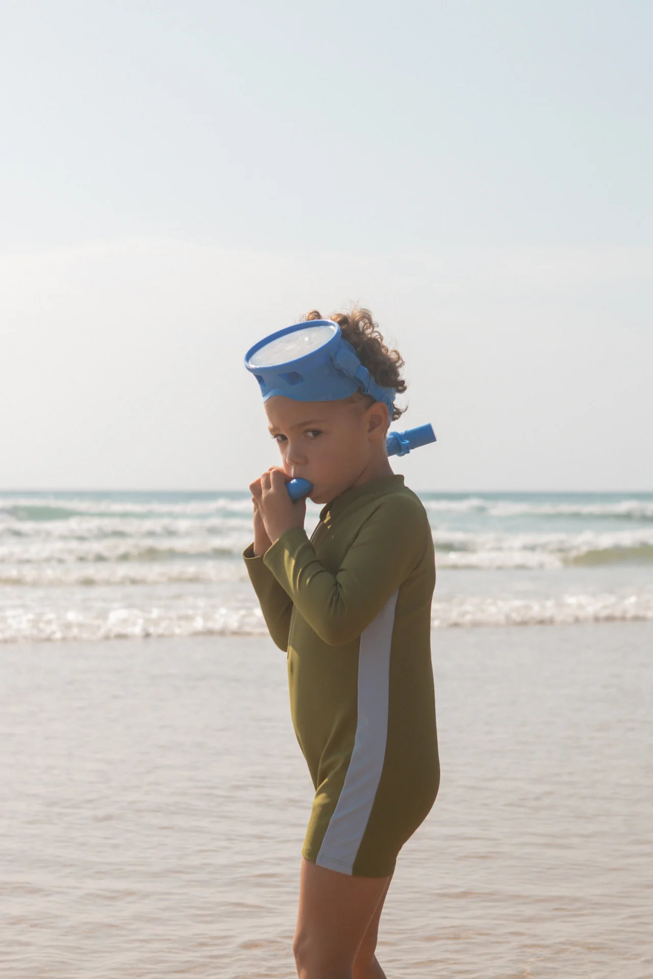 Zip Long Sleeve One Piece - Leaf - Image 4