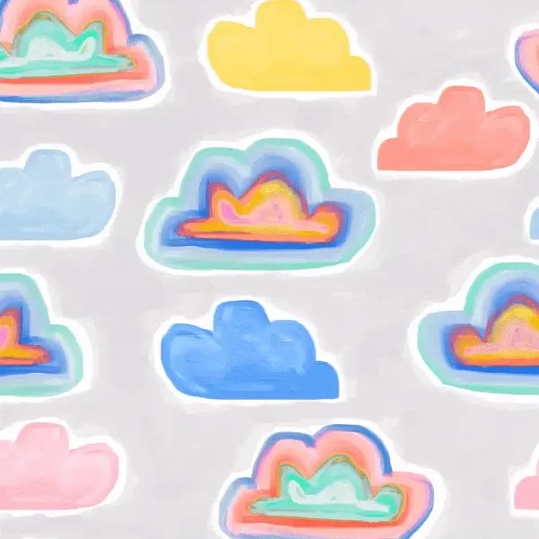 Halcyon Nights Baby Wrap - Cloudy Day - Image 2