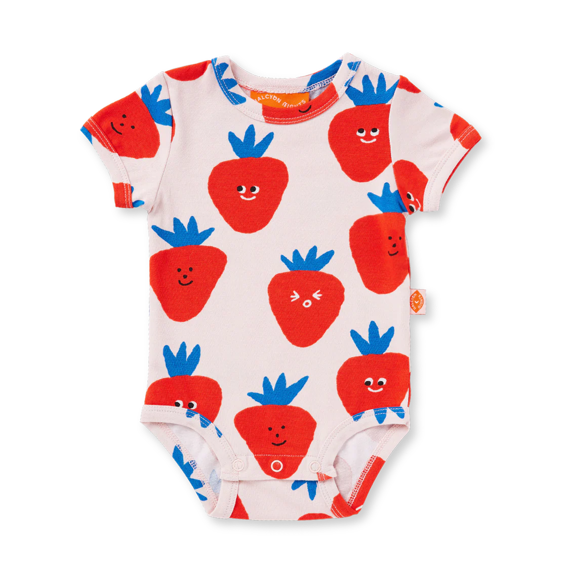 Berry Cosy Short Sleeve Bodysuit