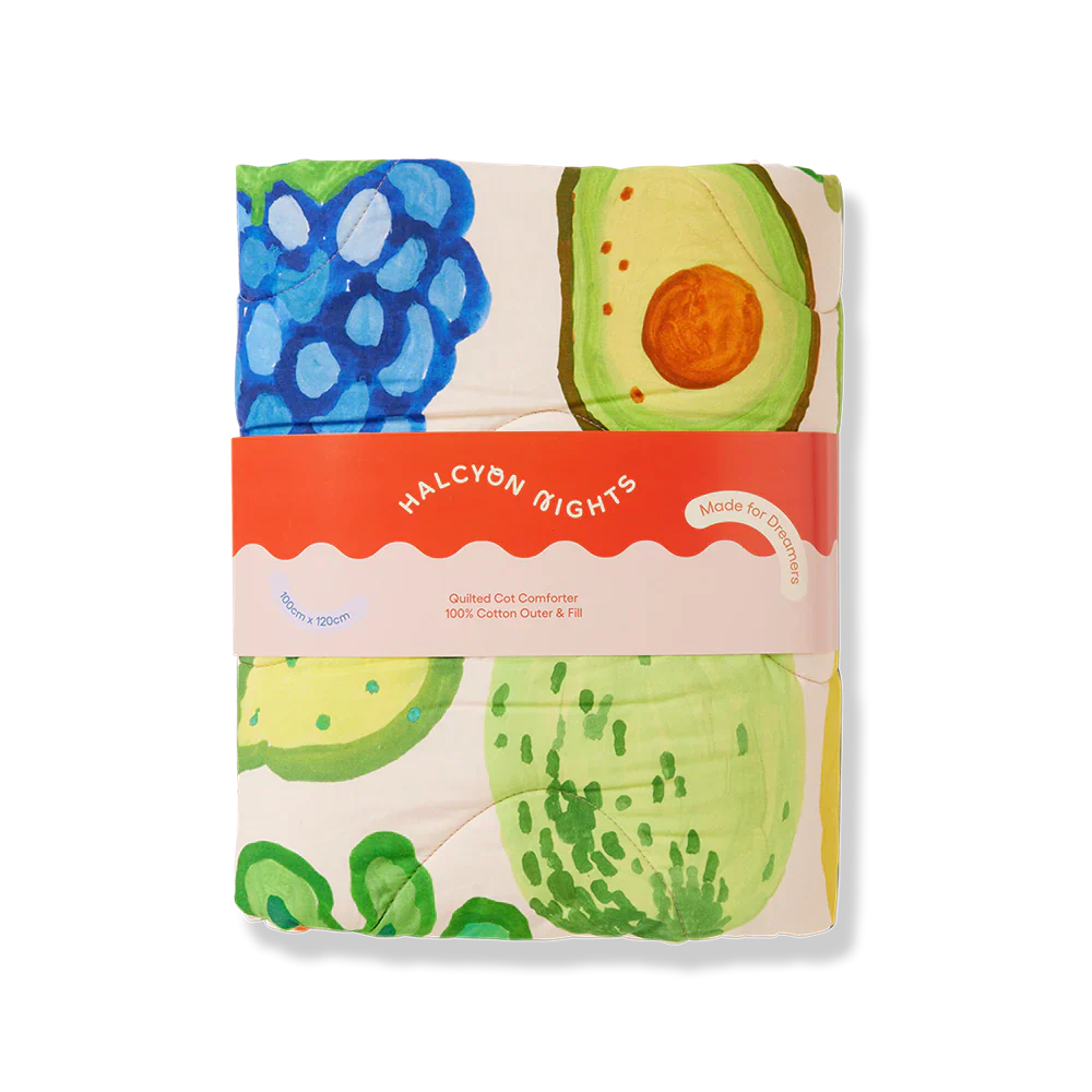 Halcyon Nights Cot Quilt - Eat The Rainbow - Image 3