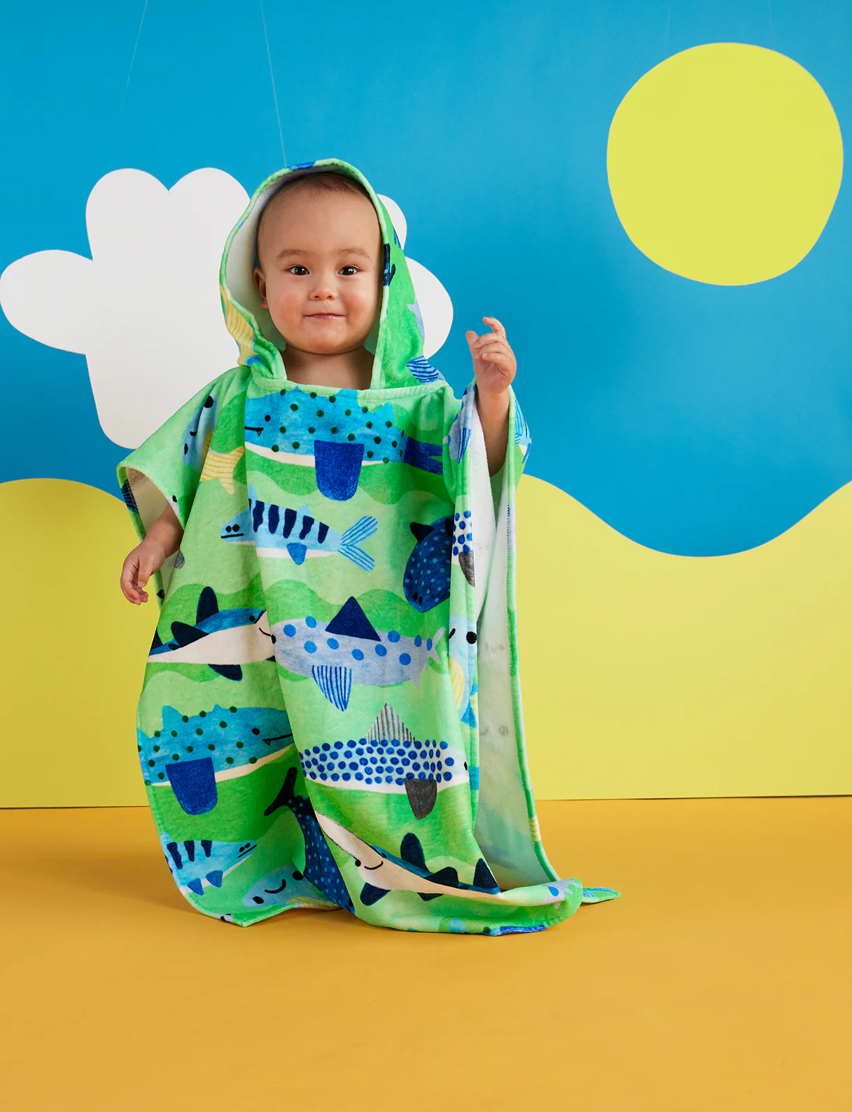 Halcyon Nights Fintastic Kids Hooded Towel - Image 2