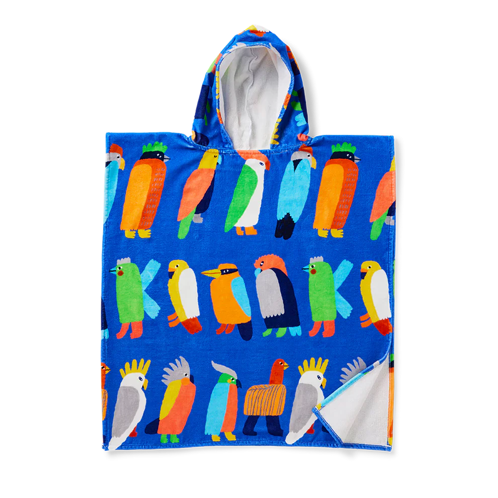 Kids Hooded Towel Flamin' Galahs