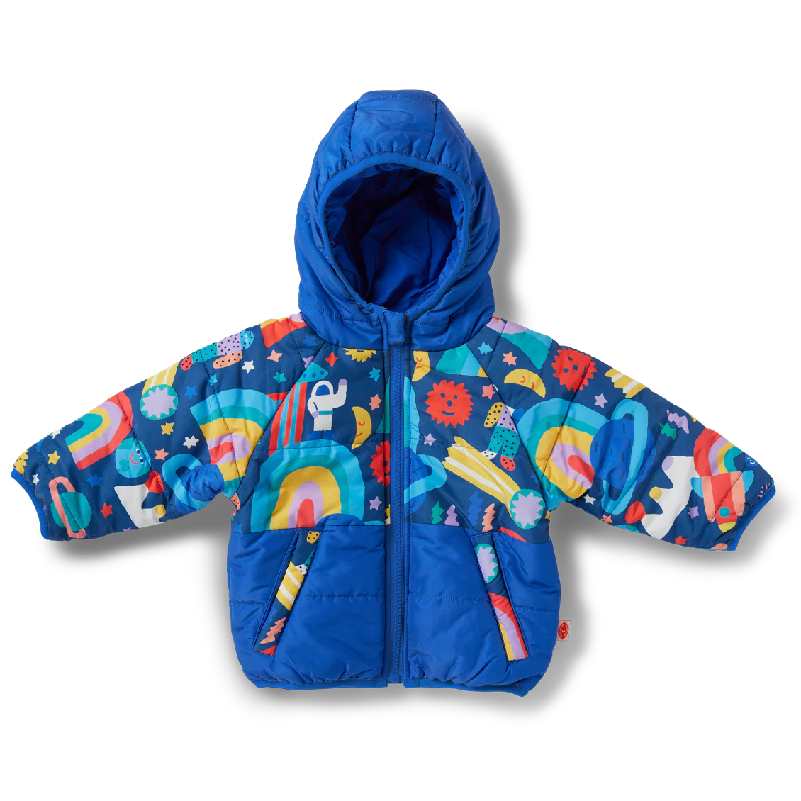 Kids Puffer Jacket - Rocket Ride