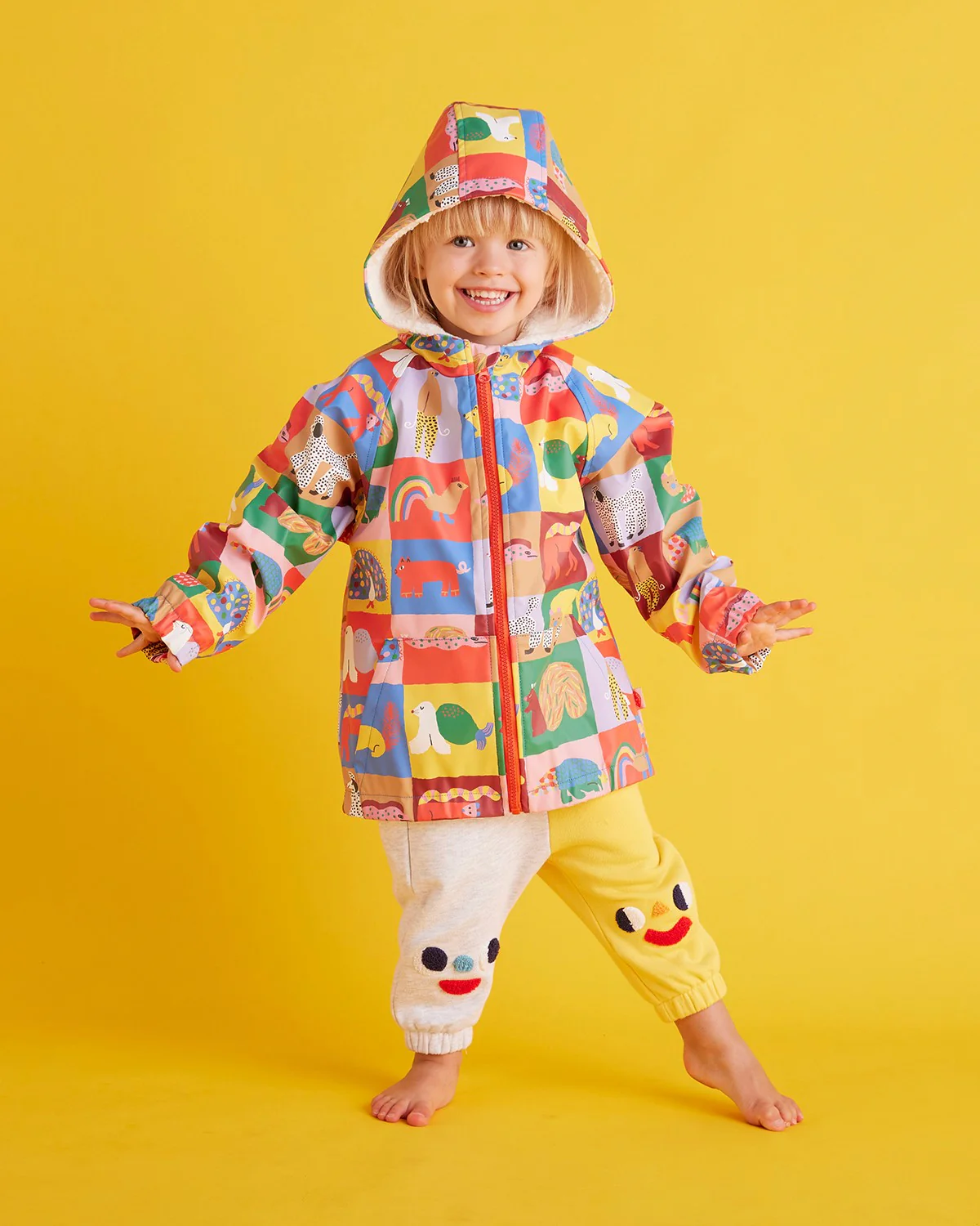 Halcyon Nights Kids Rain Jacket - Look At Our Tails - Image 2