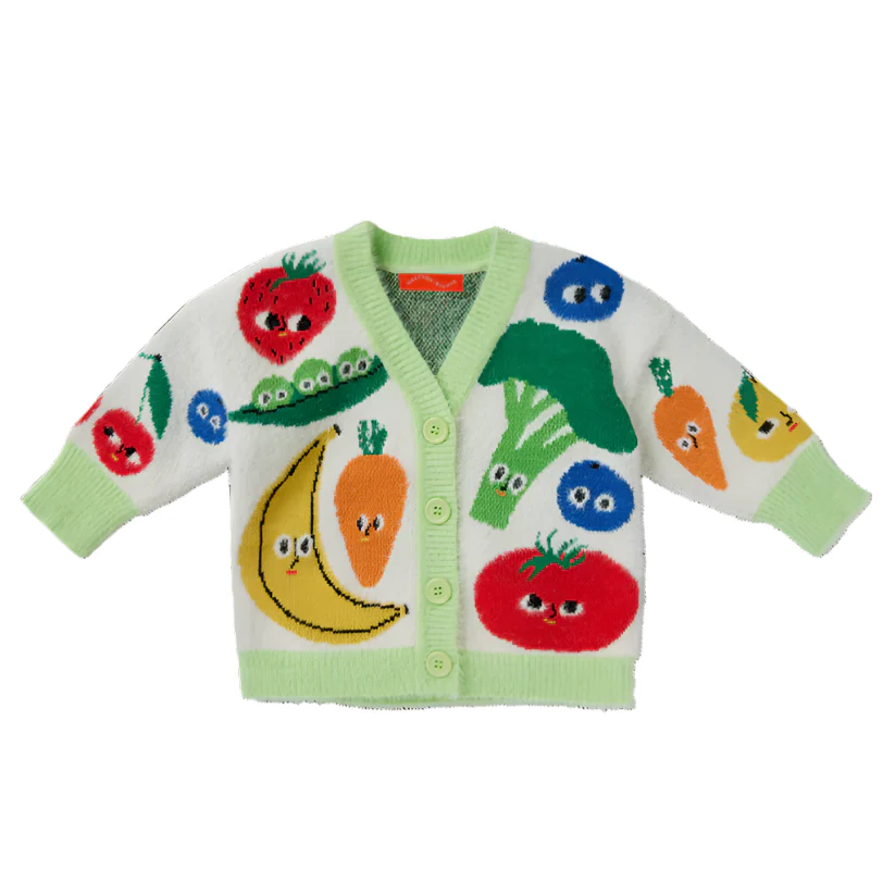 Knit Cardigan - Happy Harvest