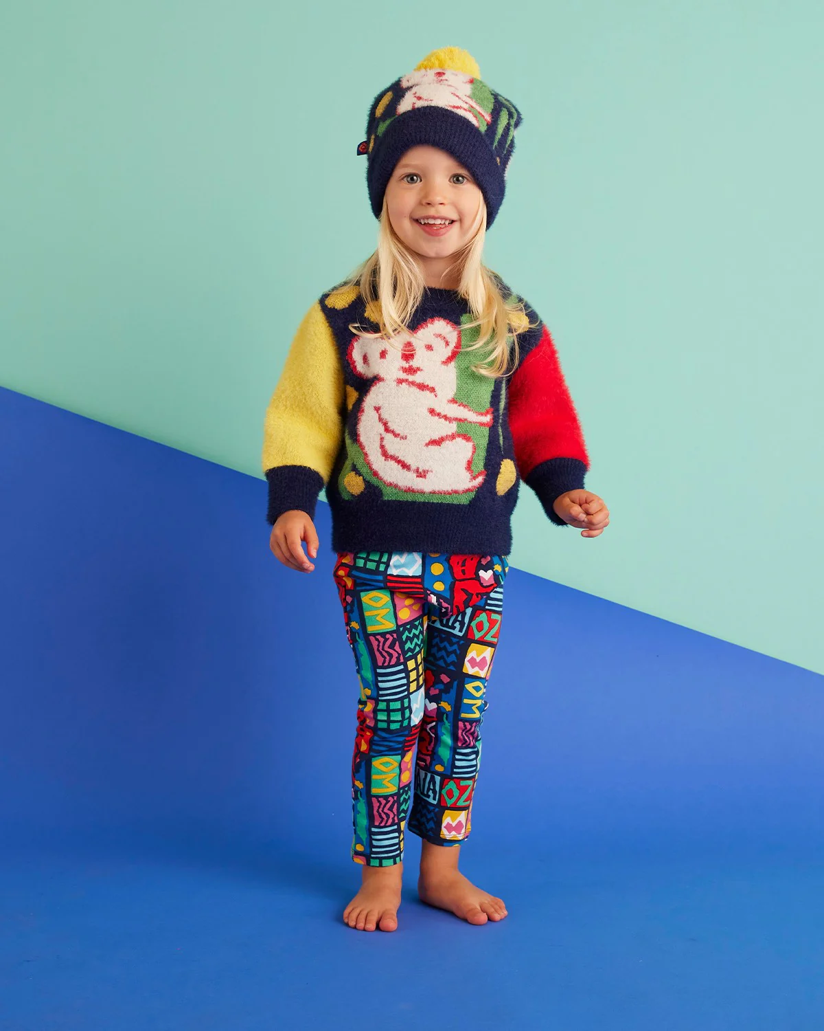 Knit Jumper - Blinky/Navy - Image 3