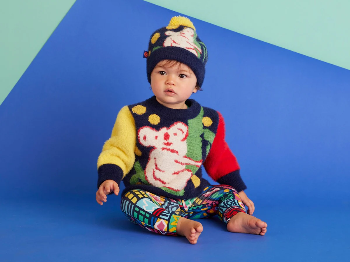 Knit Jumper - Blinky/Navy - Image 4