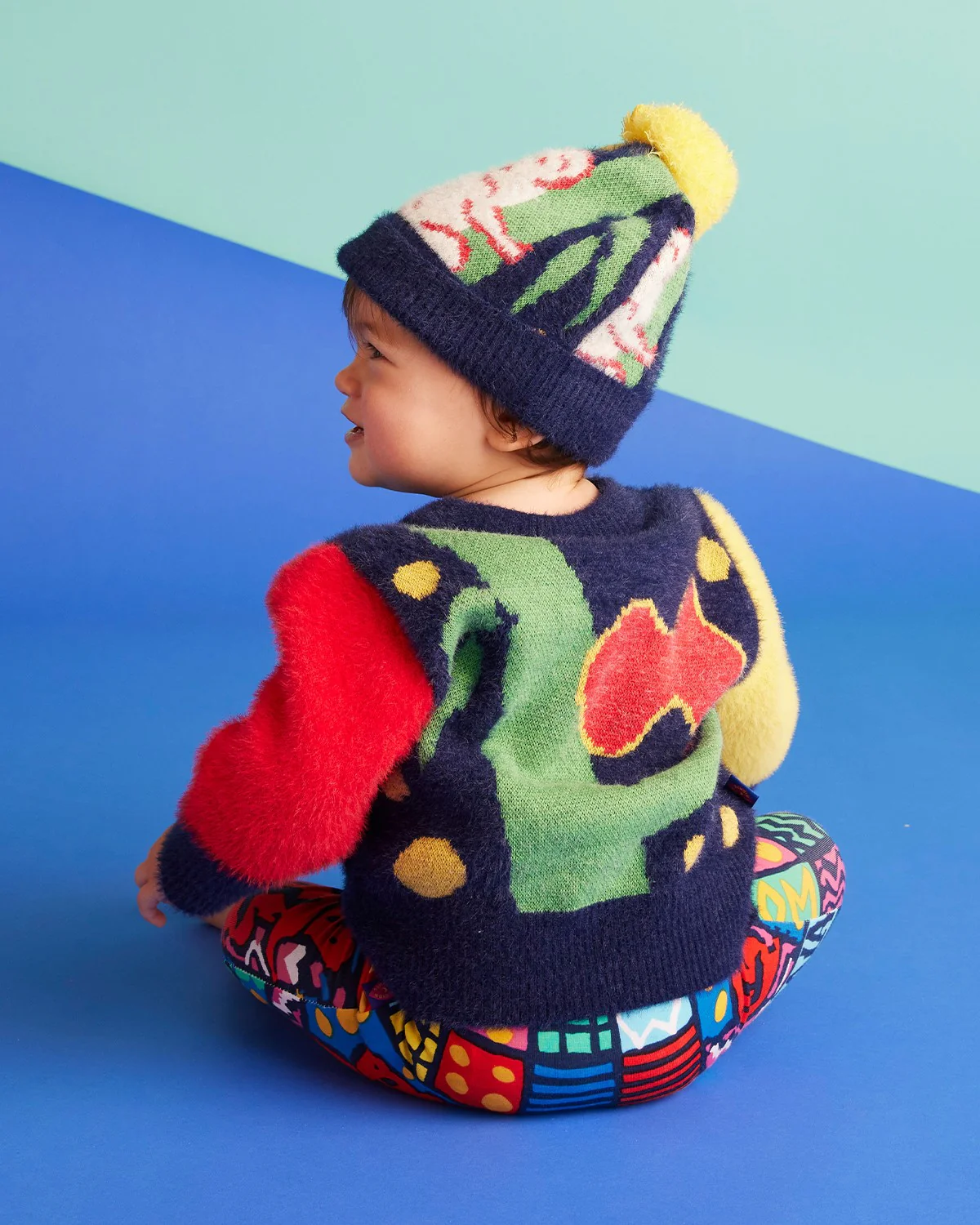 Knit Jumper - Blinky/Navy - Image 6