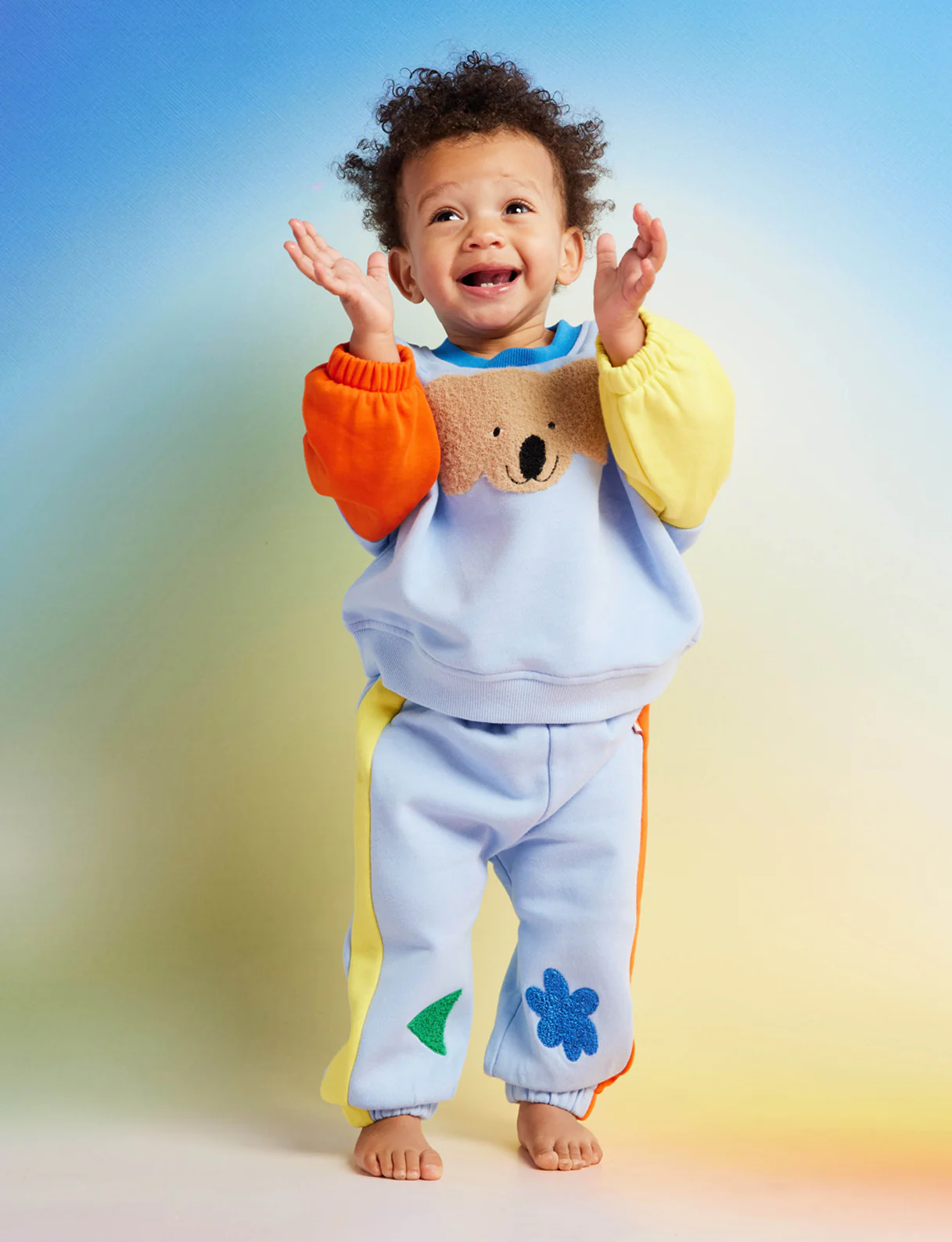 Little Billabong Light Blue Track Pant - Image 3
