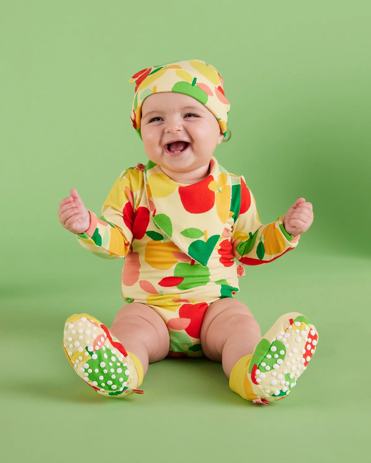 Halcyon Nights Long Sleeve Bodysuit - A Is For Apple Baby - Image 2
