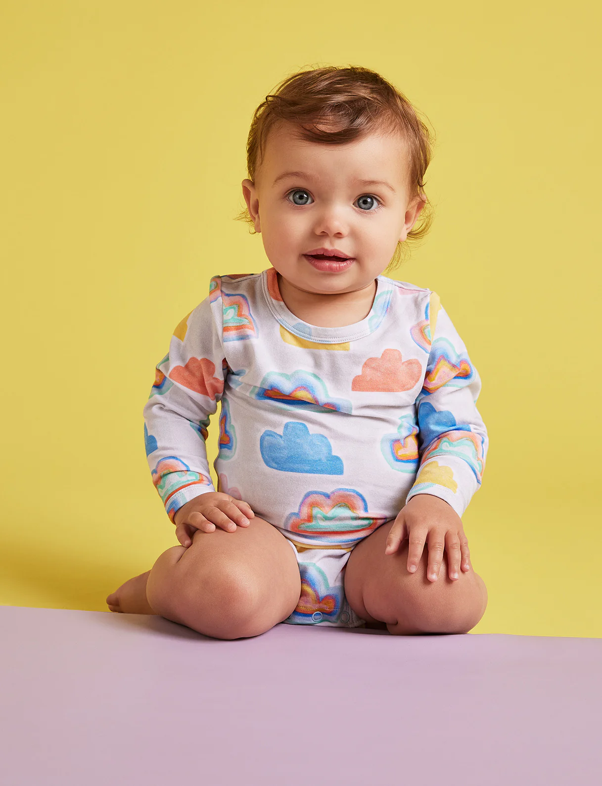 Halcyon Nights Long Sleeve Bodysuit - Cloudy Day - Image 2