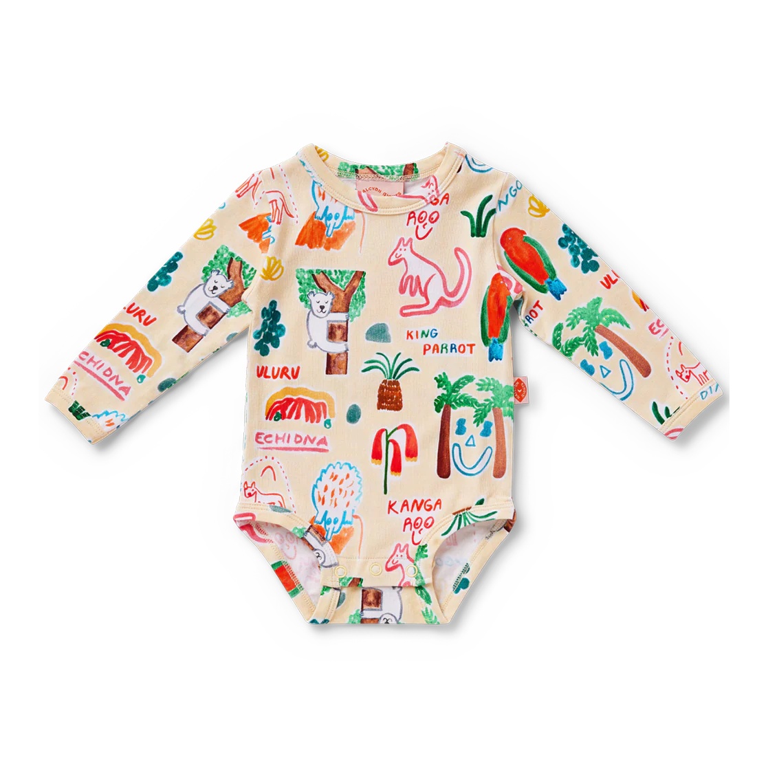 Halcyon Nights Long Sleeve Bodysuit - Cooee