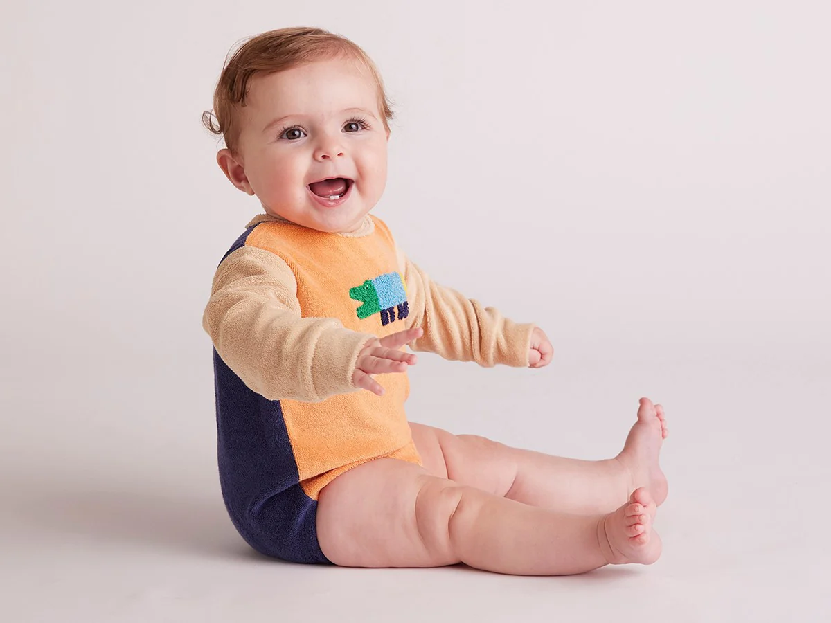 Halcyon Nights Terry Long Sleeve Bodysuit - Crocodile - Image 4