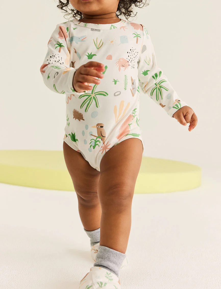 Halcyon Nights Long Sleeve Bodysuit - Outback Dreamers - Image 2