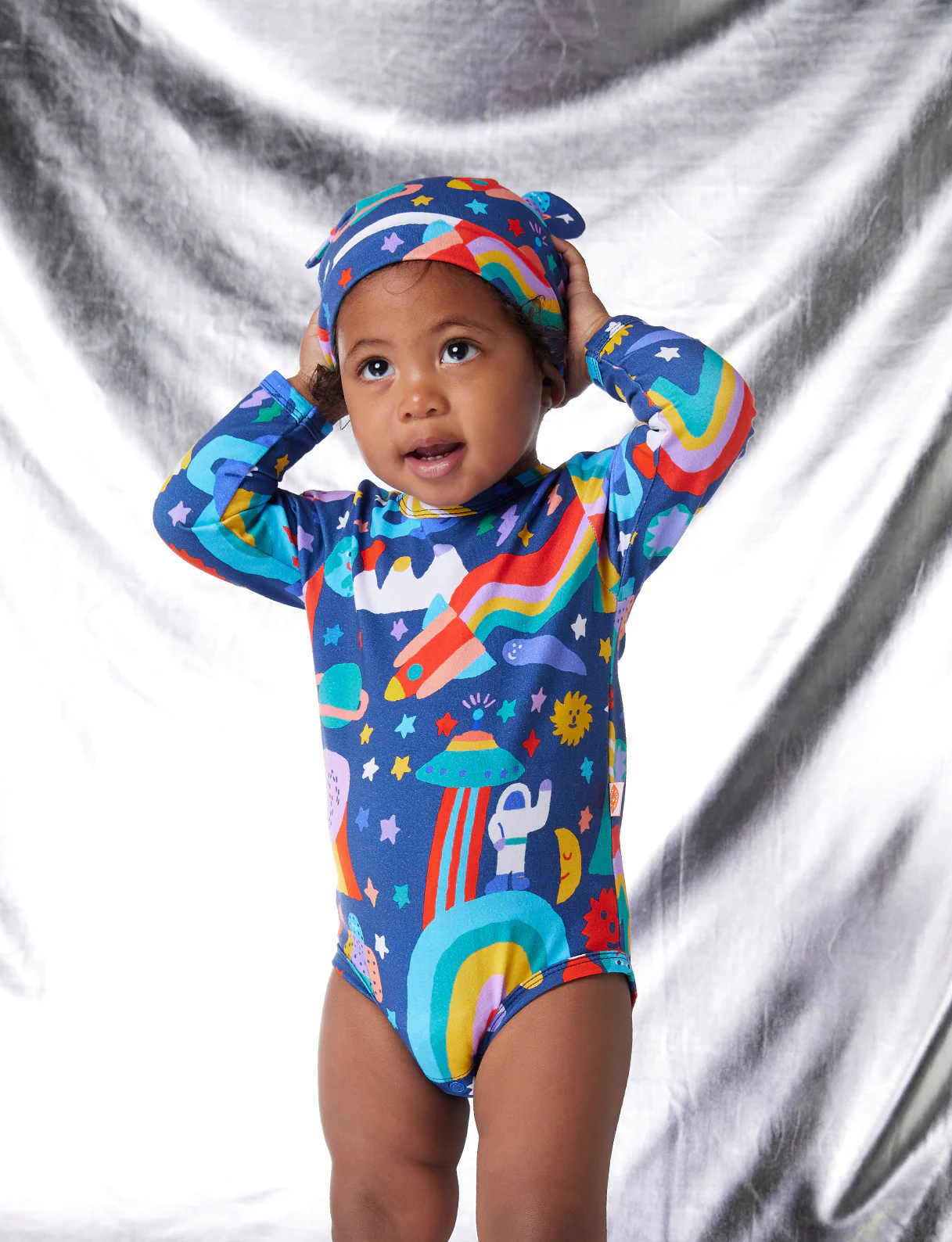 Long Sleeve Bodysuit - Rocket Ride - Image 2