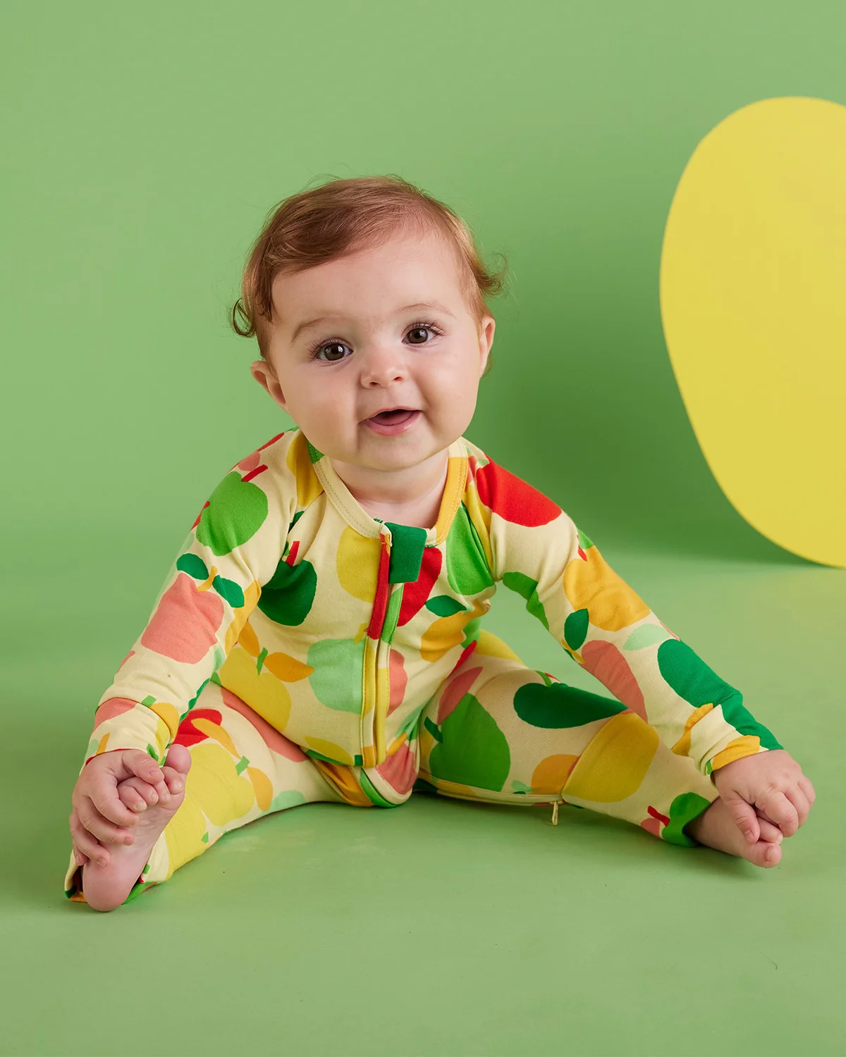 Halcyon Nights Long Sleeve Romper - A Is For Apple Baby - Image 2