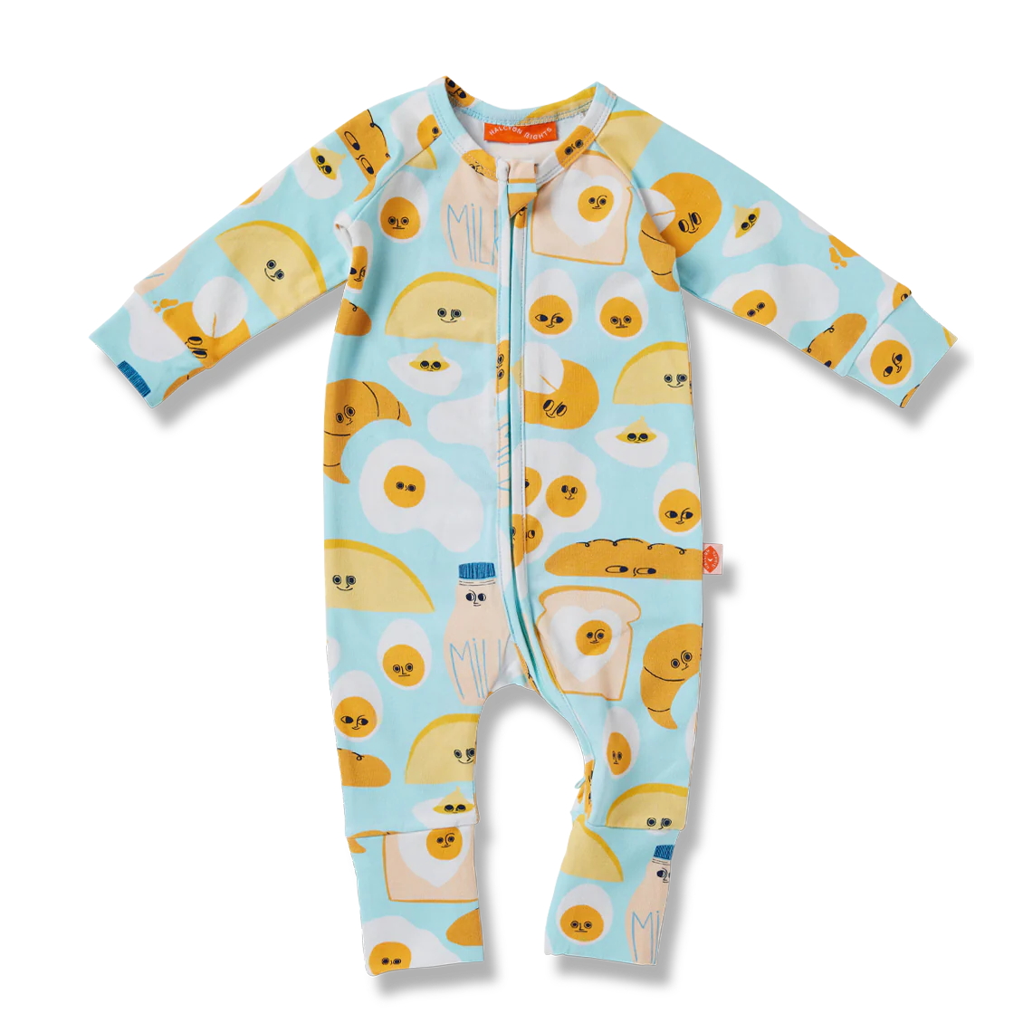 Long Sleeve Zipsuit - Brunch Buddies