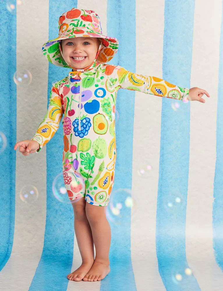 Long Sleeve Rash Suit Eat The Rainbow - Image 2