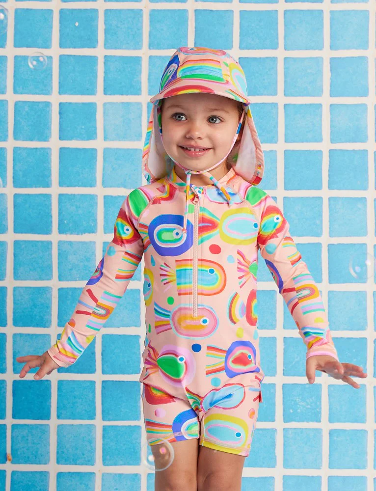 Long Sleeve Rash Suit Fancy Fins - Image 3