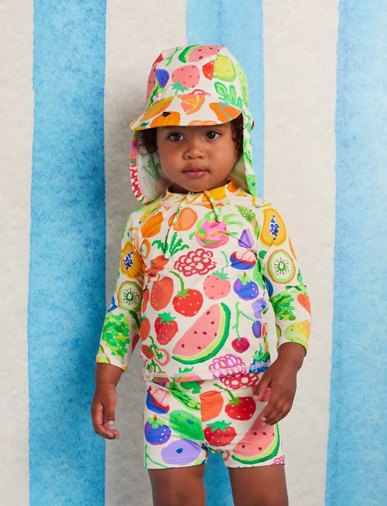 Long Sleeve Rash Vest Eat The Rainbow - Image 3