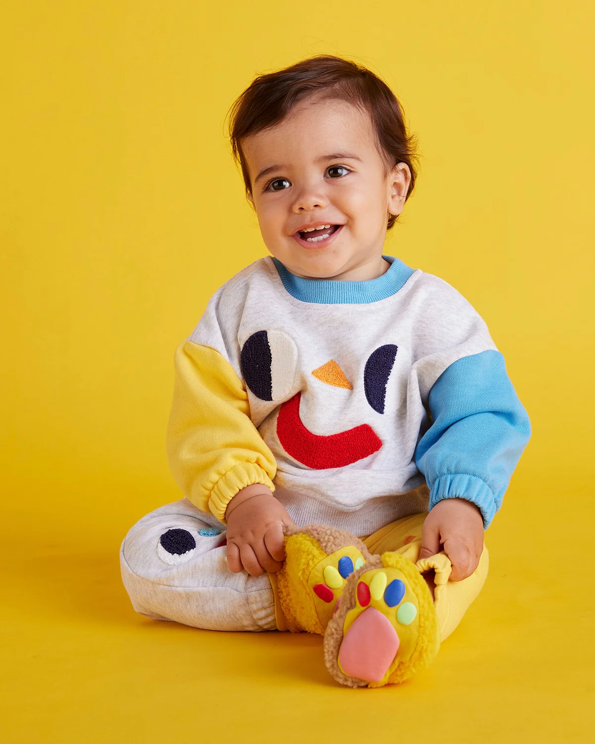 Sherpa Baby Bootie - Smile - Image 3