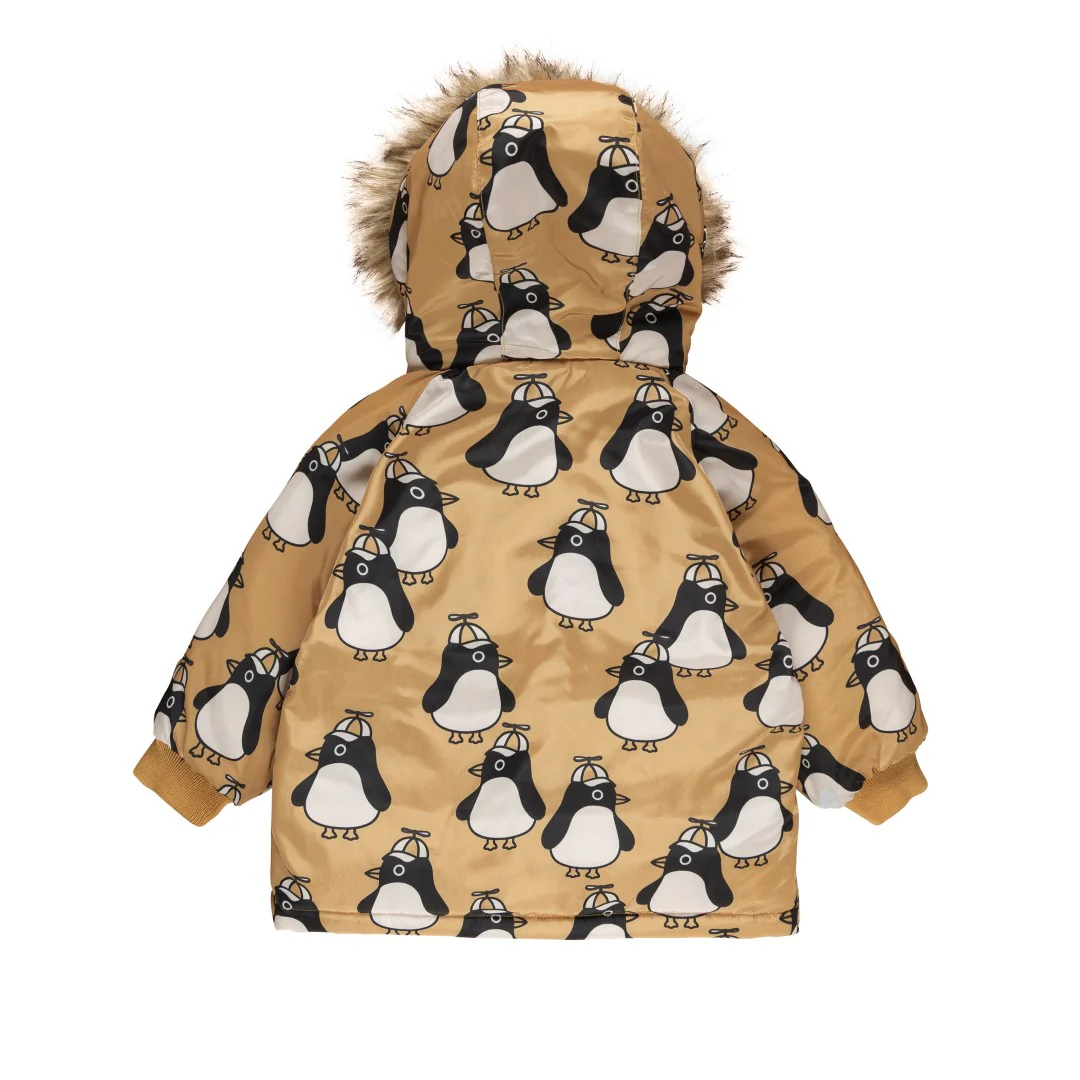 Huxbaby AW22 Drop 1 Cool Penguin Parka - Amber - Image 3