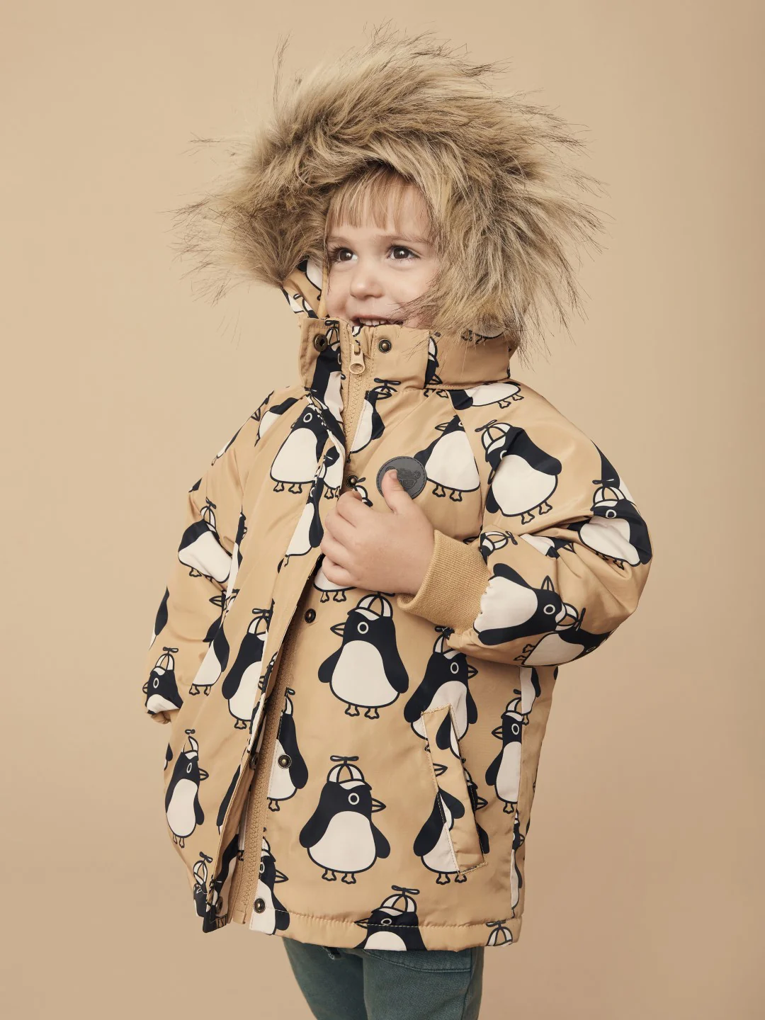Huxbaby AW22 Drop 1 Cool Penguin Parka - Amber - Image 6