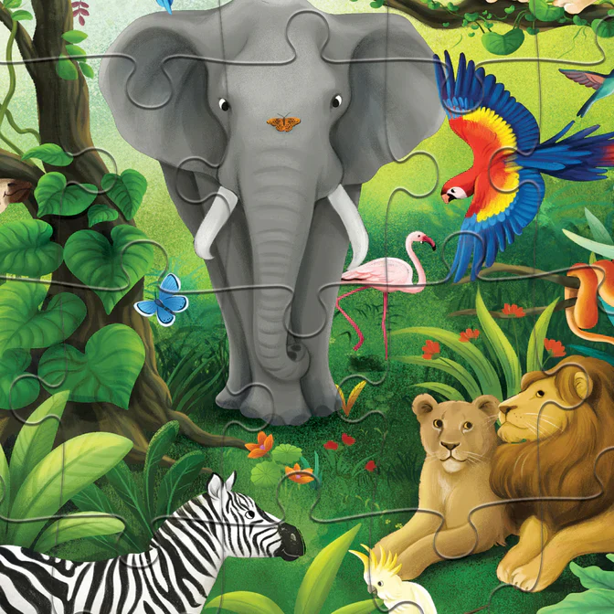 Holographic Puzzle 50 Piece - Jungle Paradise - Image 2