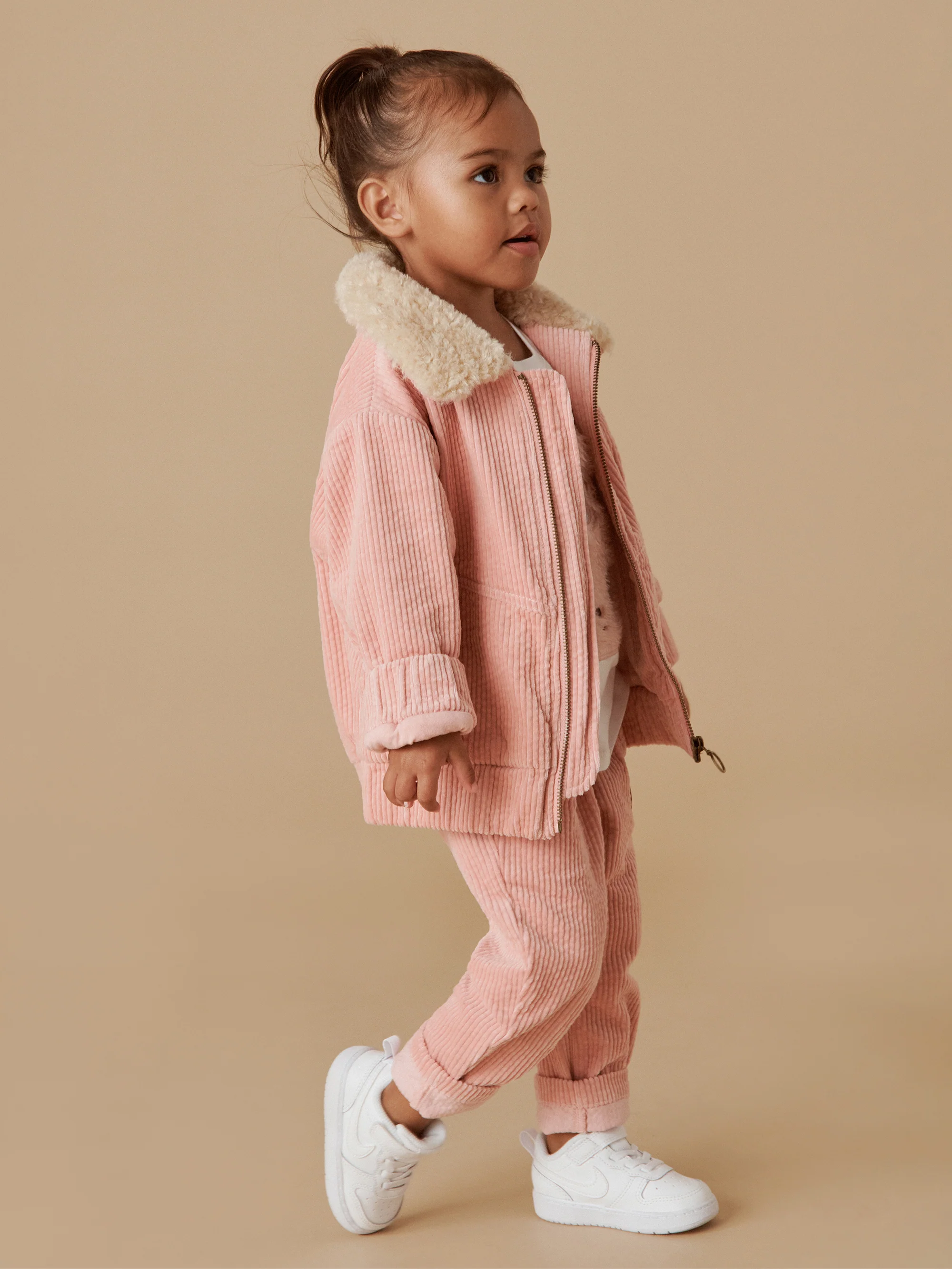 Huxbaby 80's Cord Pant - Rosebud - Image 4