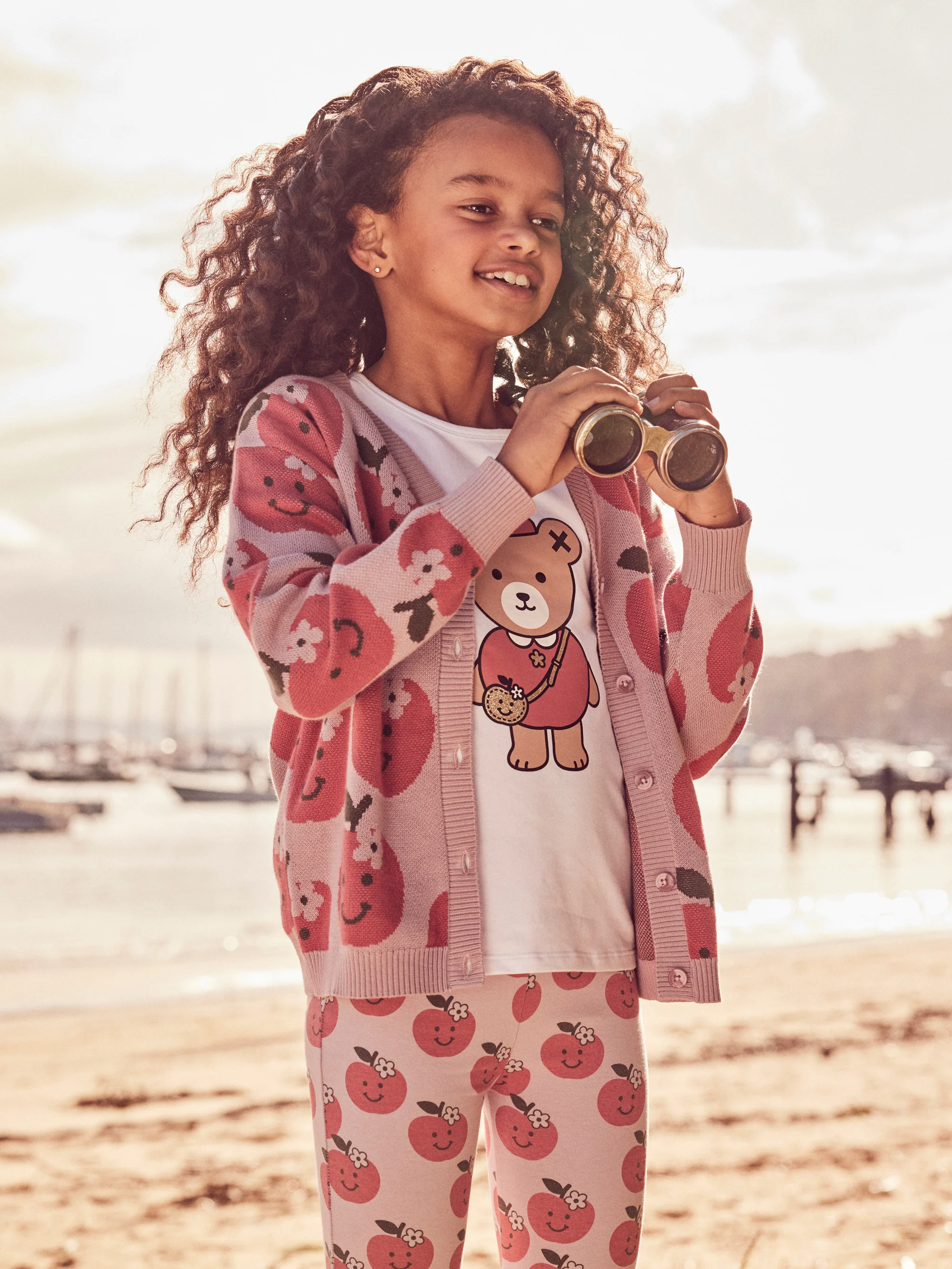 Huxbaby Apple Bear Puff T-Shirt - White - Image 2