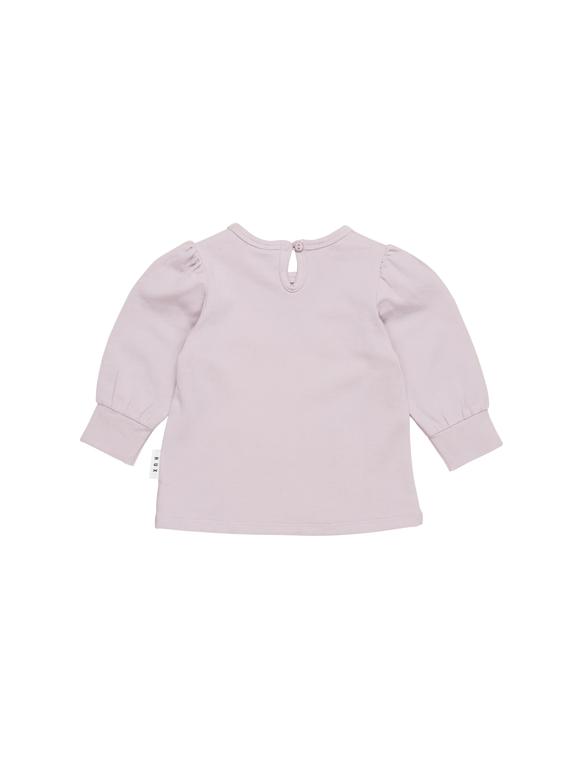 Huxbaby Apple Bear Puff Top - Lavender - Image 6