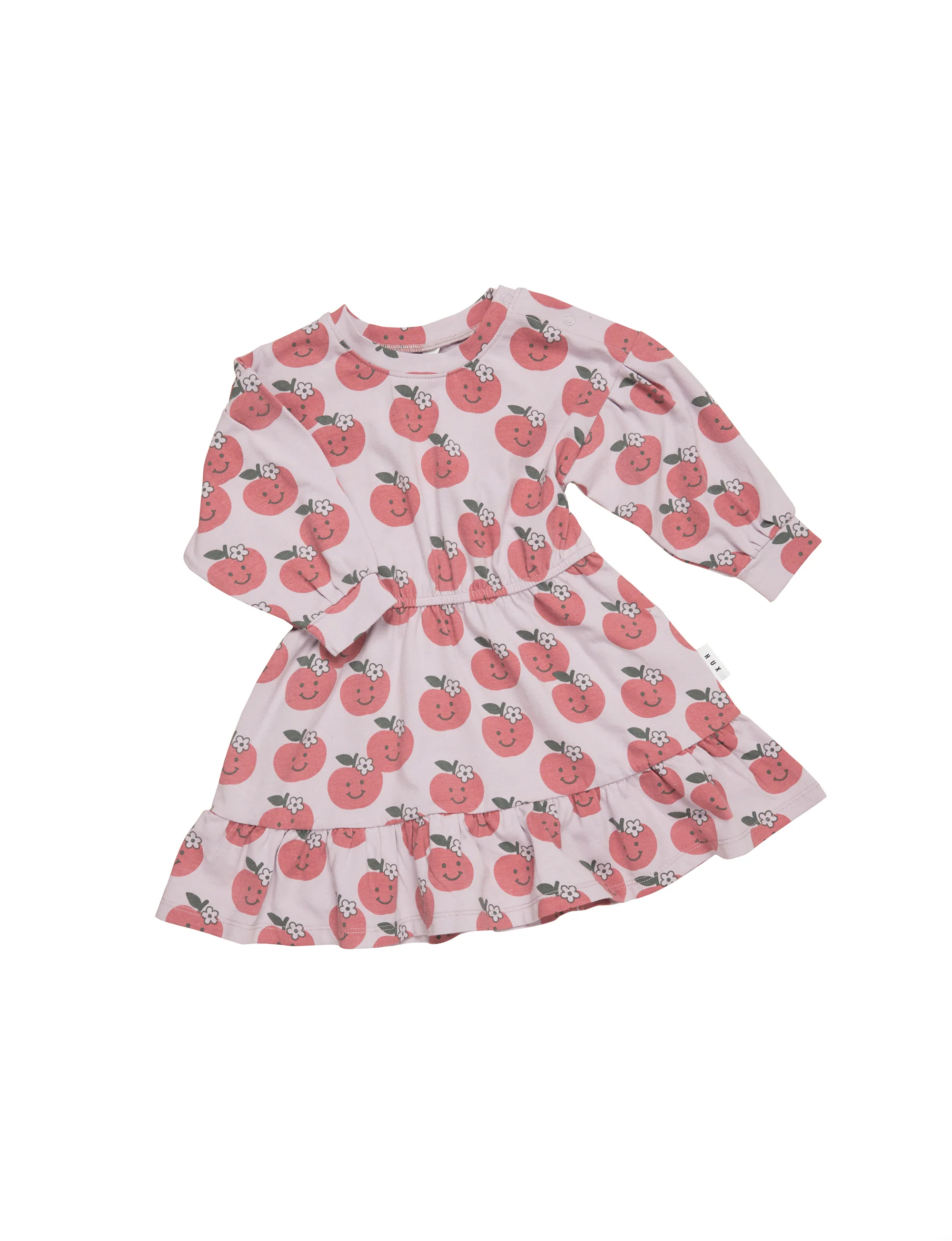 Huxbaby Apple Drop Shoulder Tuck Dress - Lavender - Image 3