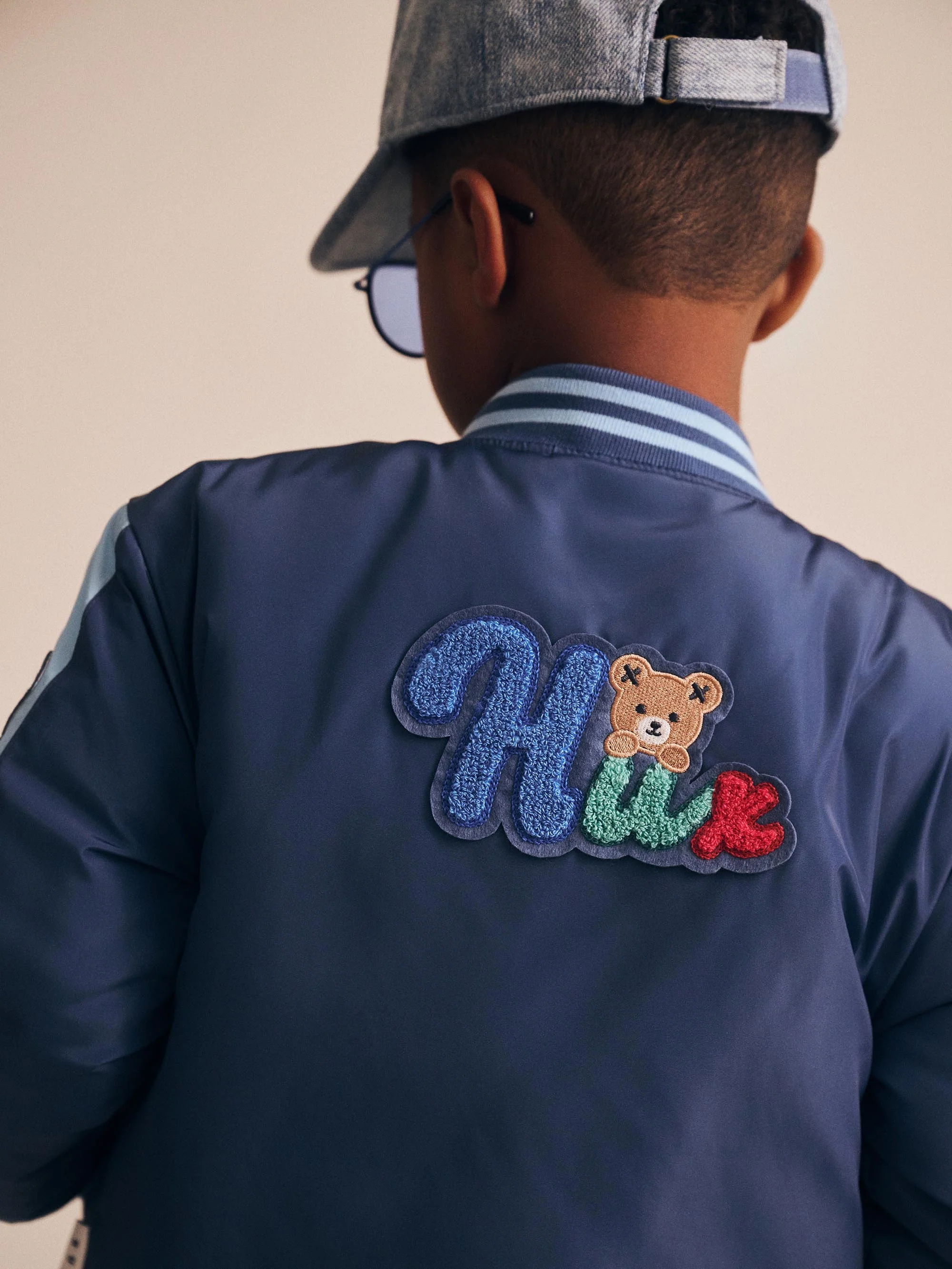Huxbaby Aviator Varsity Bomber Jacket - Image 4