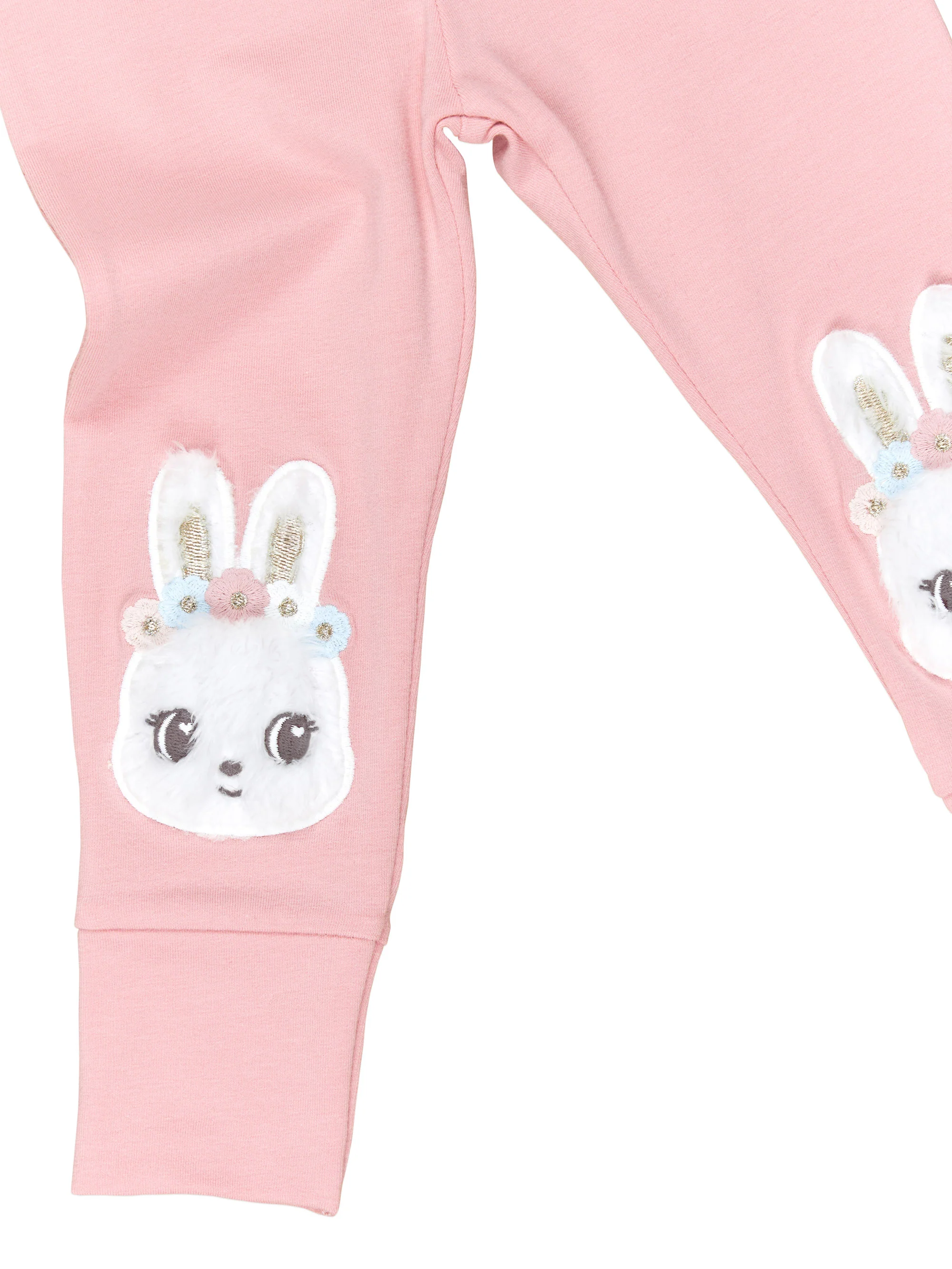 Blossom Fur Bunny Legging - Dusty Rose - Image 3