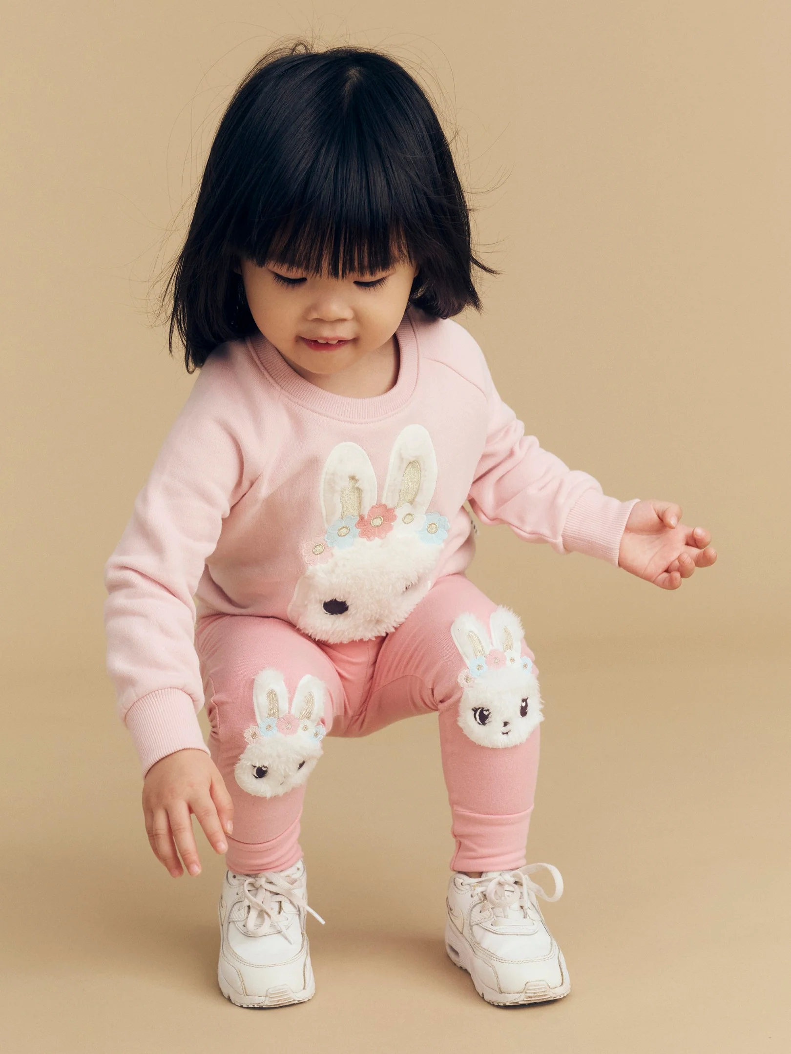 Blossom Fur Bunny Sweatshirt - Pink Pearl - Image 3