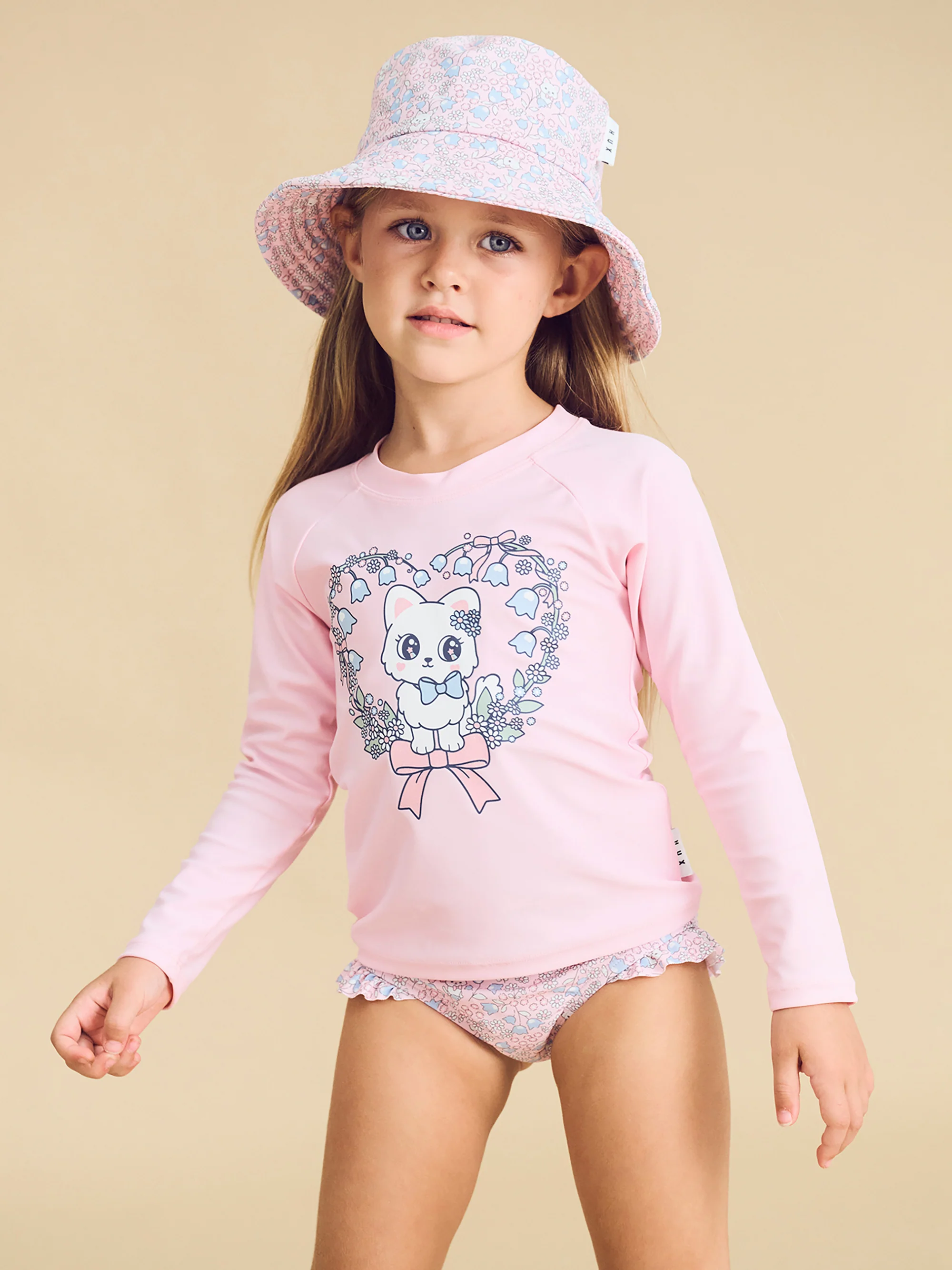 Bluebell Floral Swim Hat - Image 2