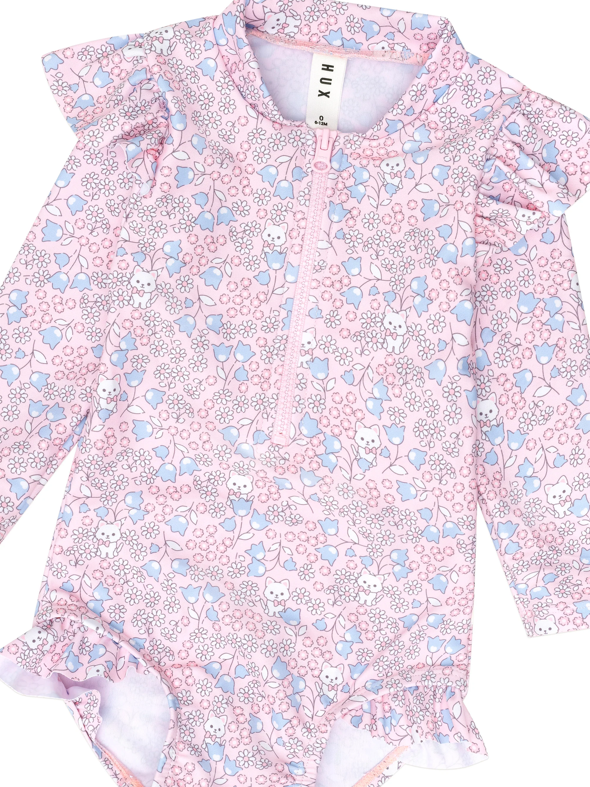 Bluebell Floral Zip Swimsuit - Image 4
