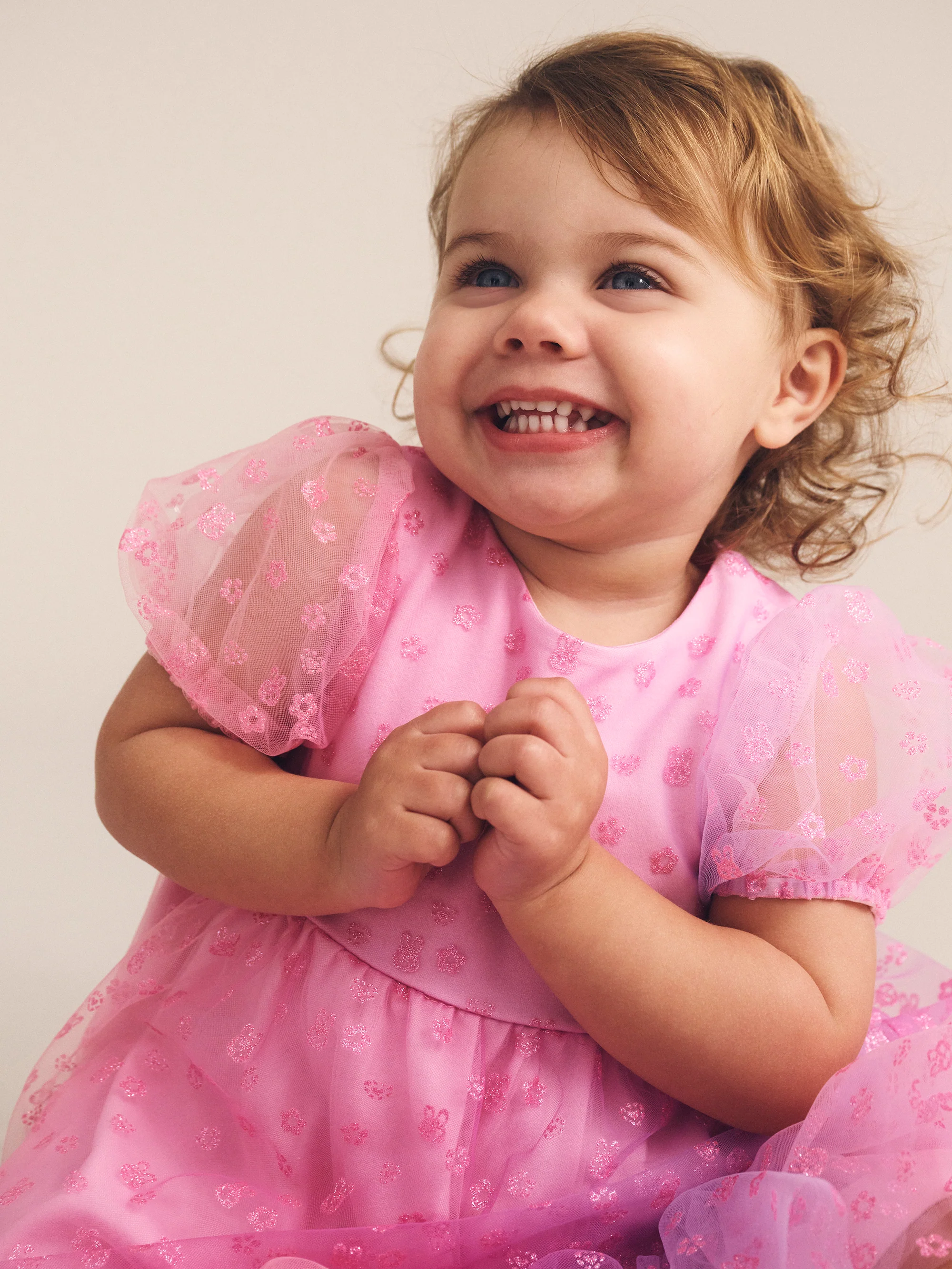 Huxbaby Bunny Gem Puff Sleeve Party Dress - Image 2