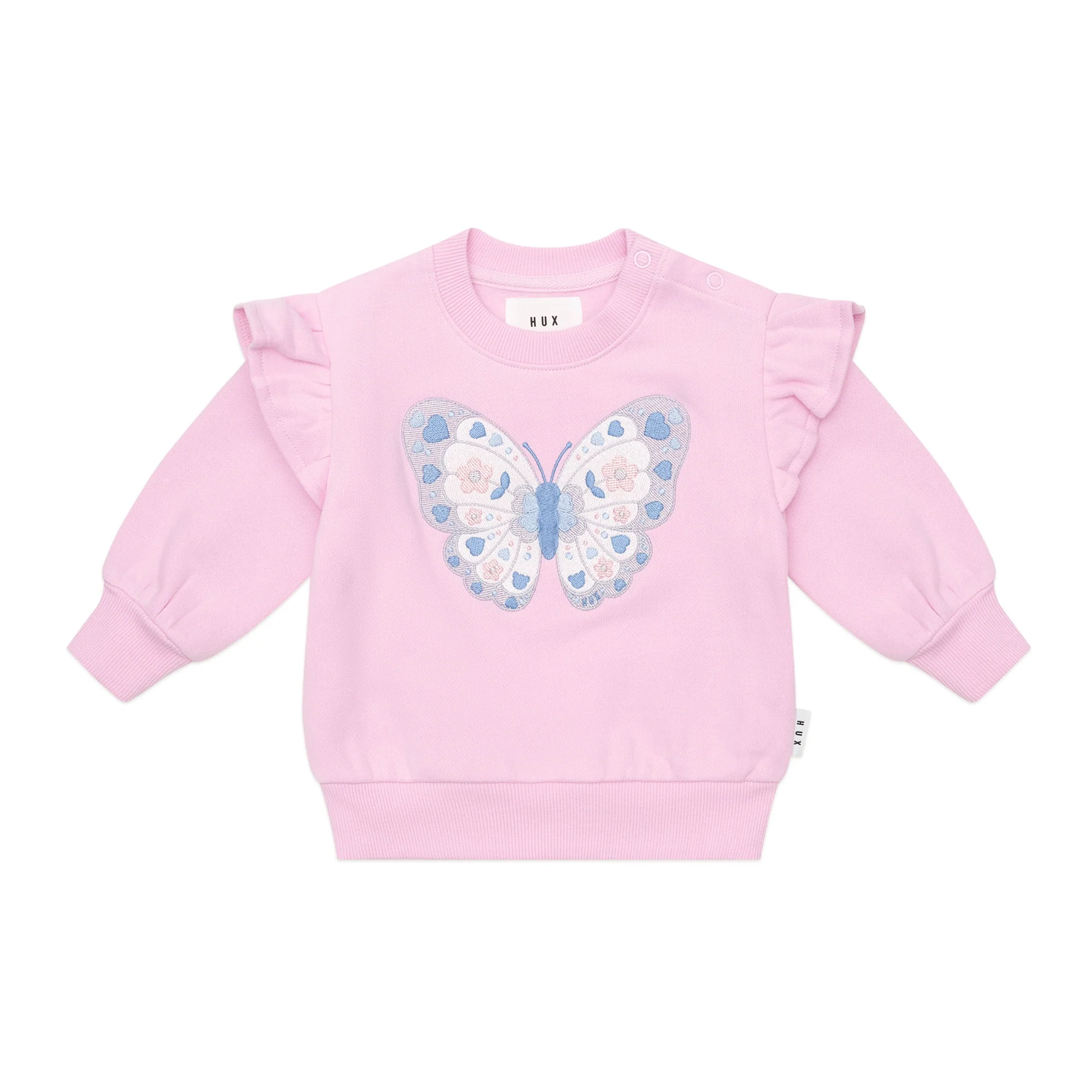 Huxbaby Butterfly Frill Sweatshirt