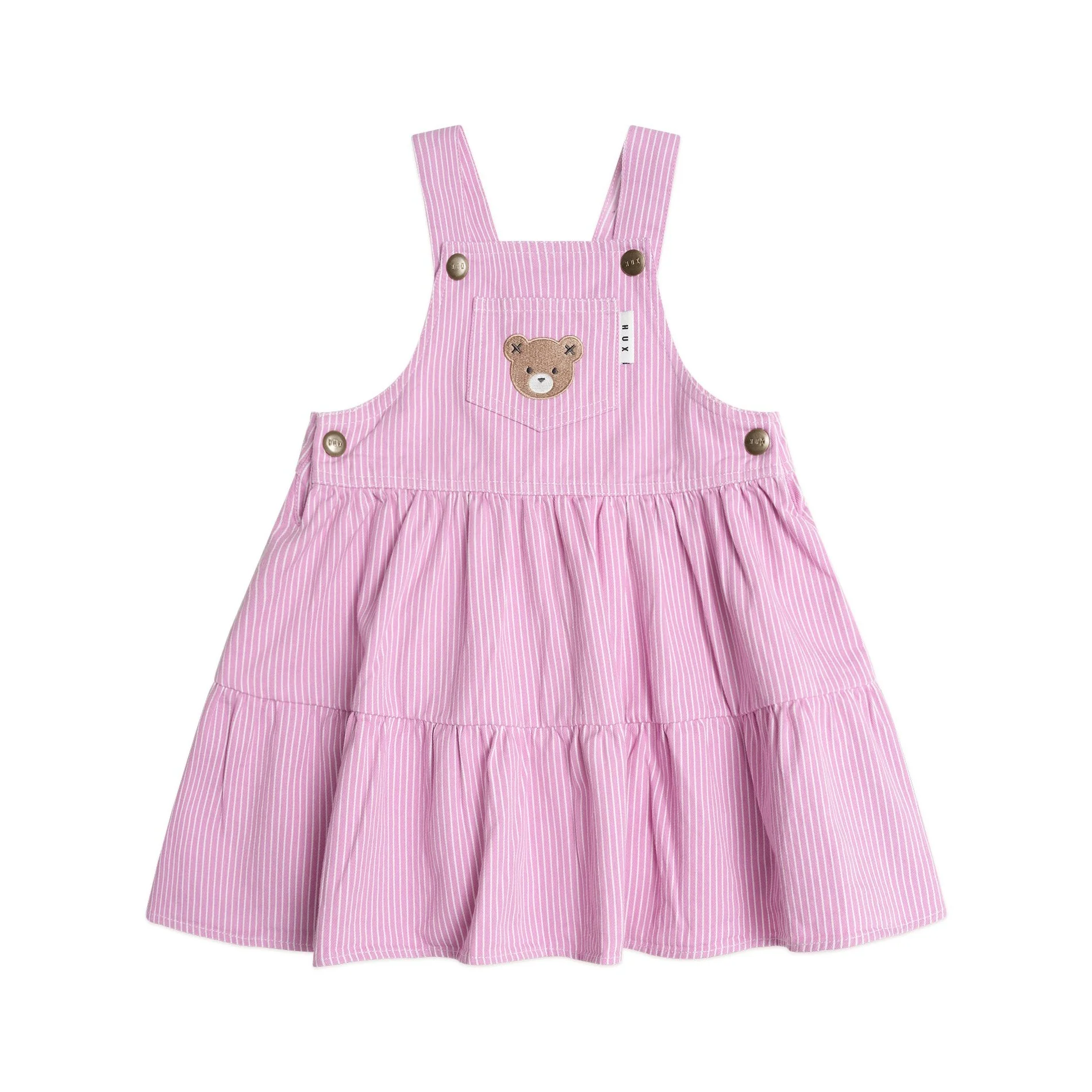 Candy Stripe Pinafore Dress