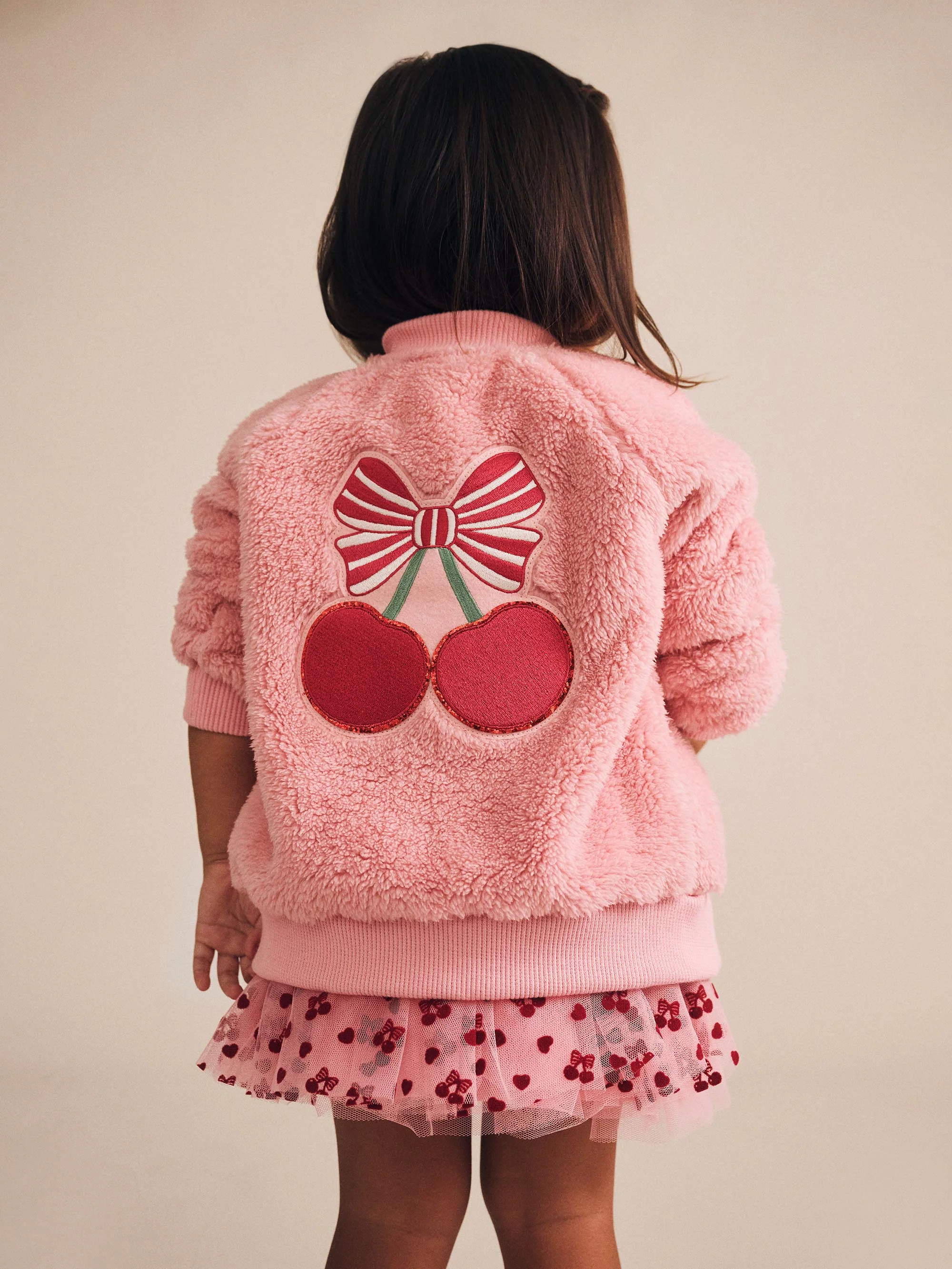 Huxbaby Cherry Pie Fur Jacket - Image 3