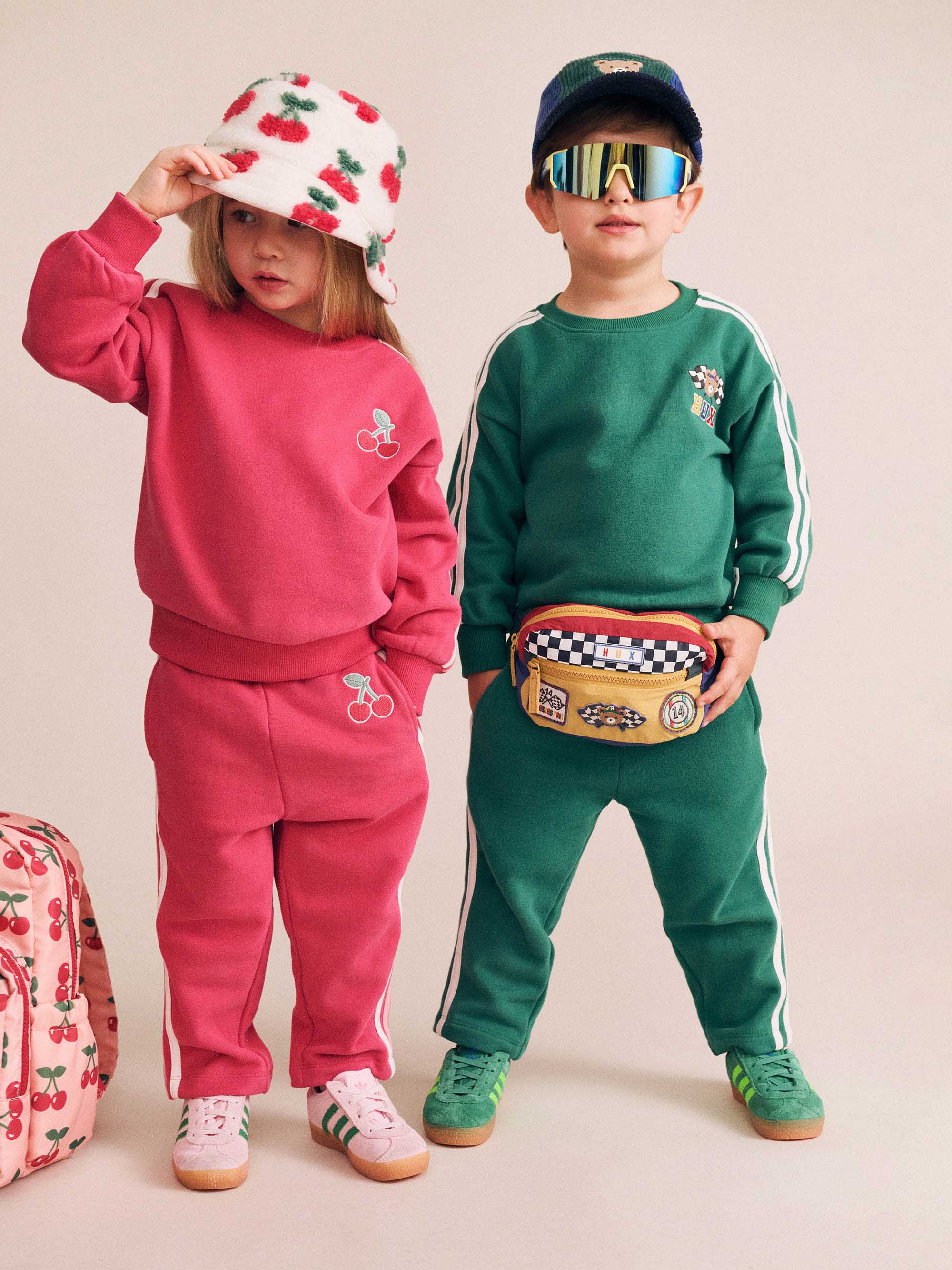 Cherry Racer Stripe Sweatshirt - Image 2