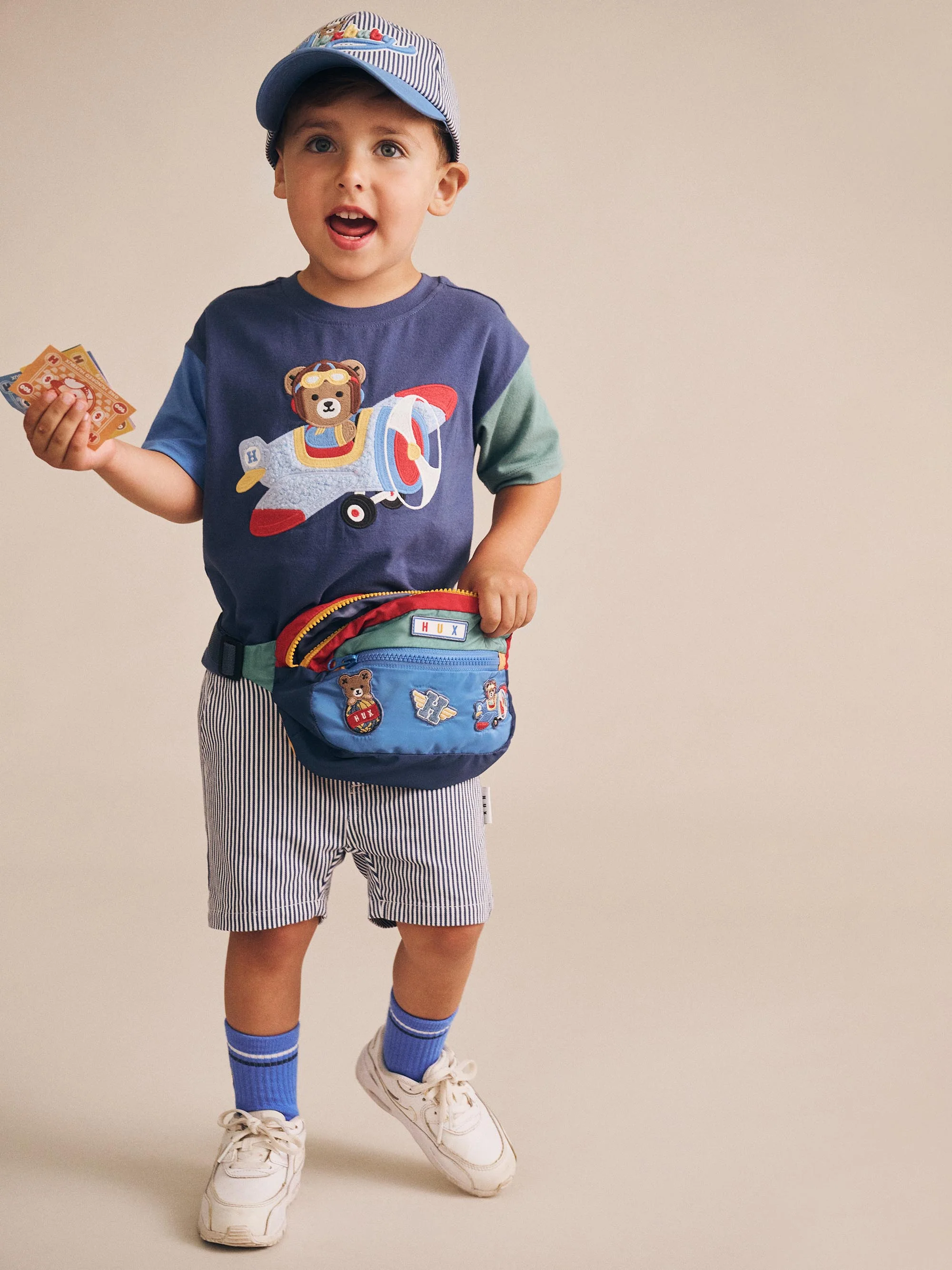 Huxbaby Classic Stripe Chino Shorts - Image 2