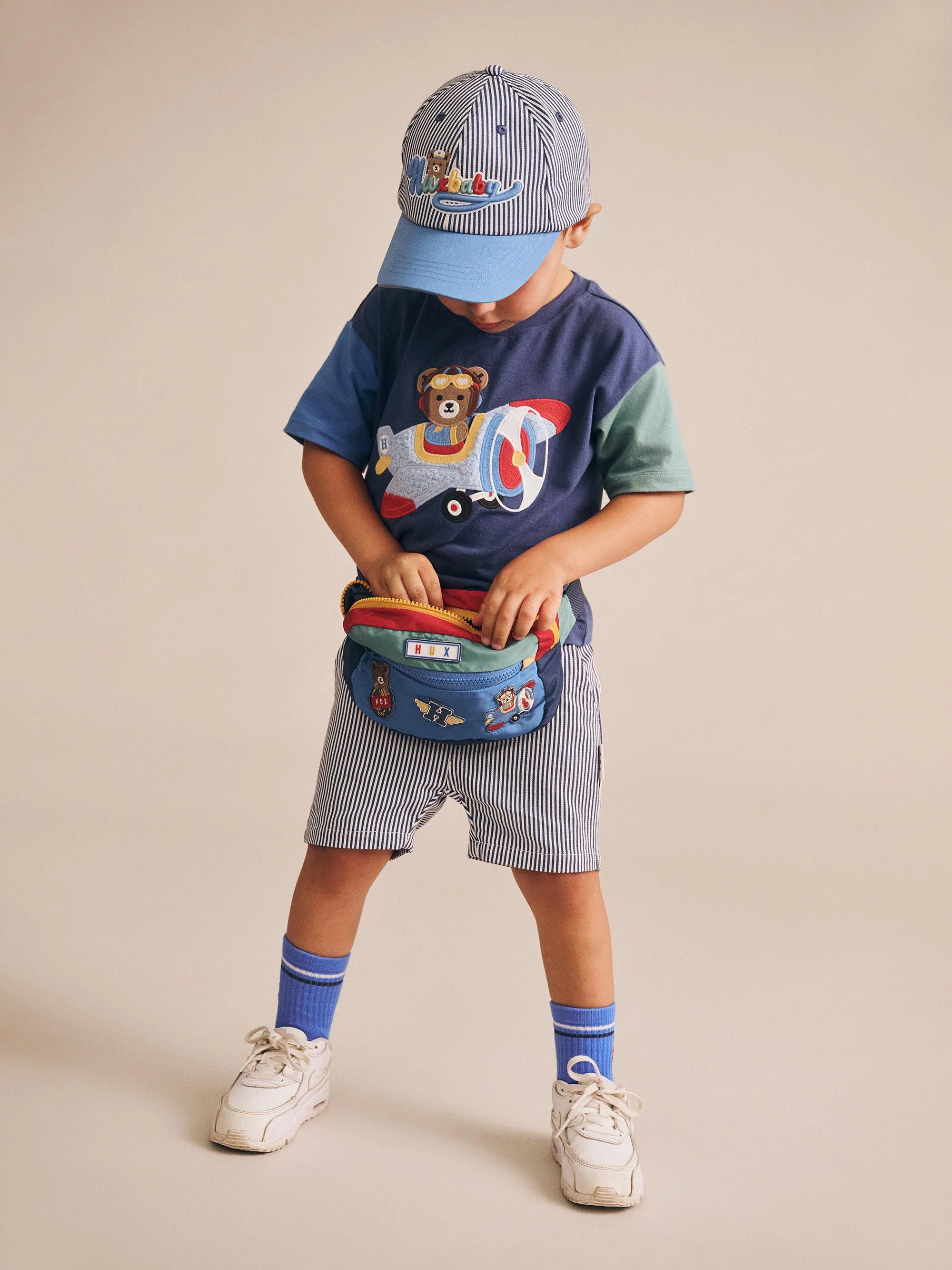 Huxbaby Classic Stripe Chino Shorts - Image 3