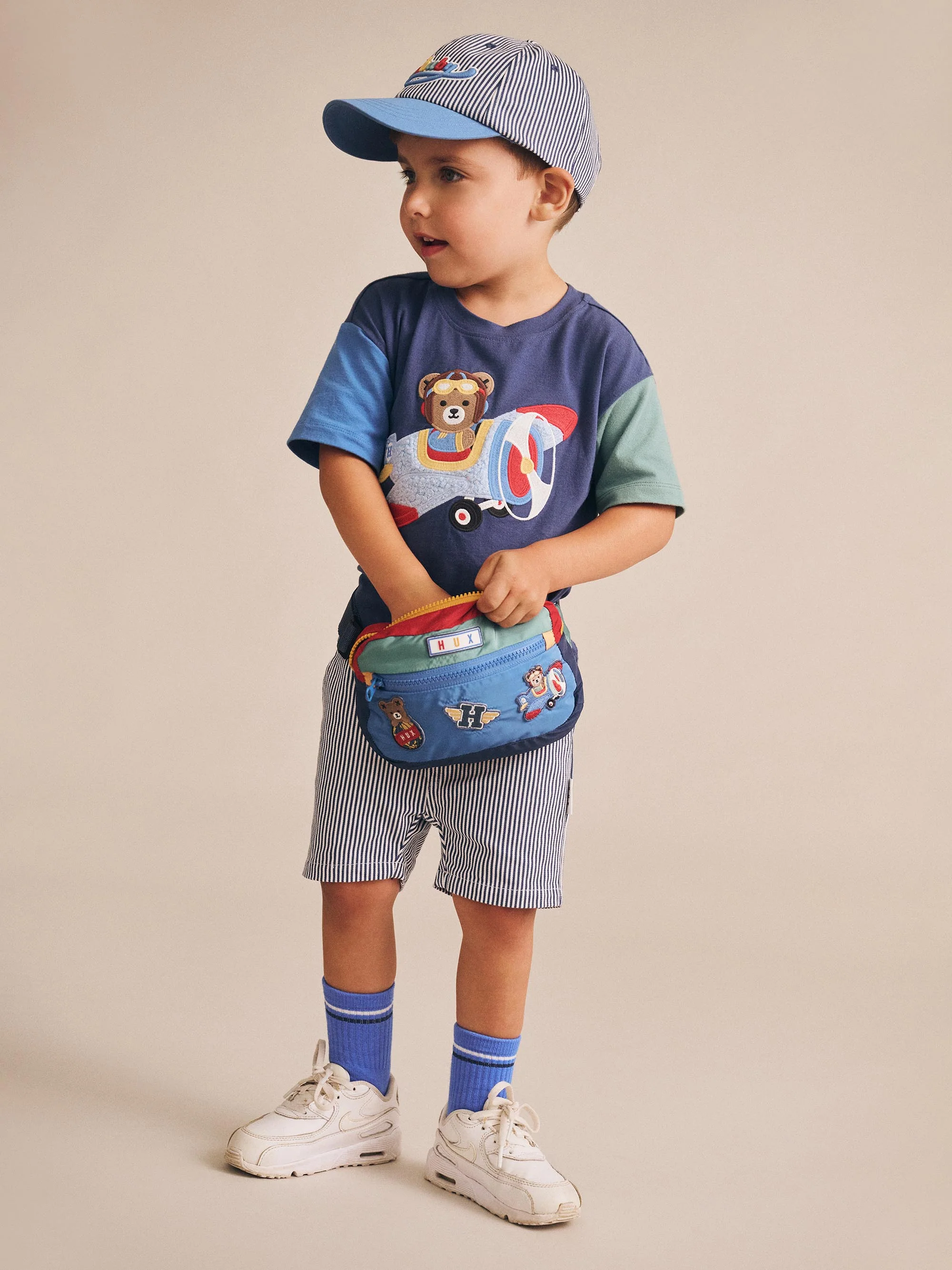 Huxbaby Classic Stripe Chino Shorts - Image 4